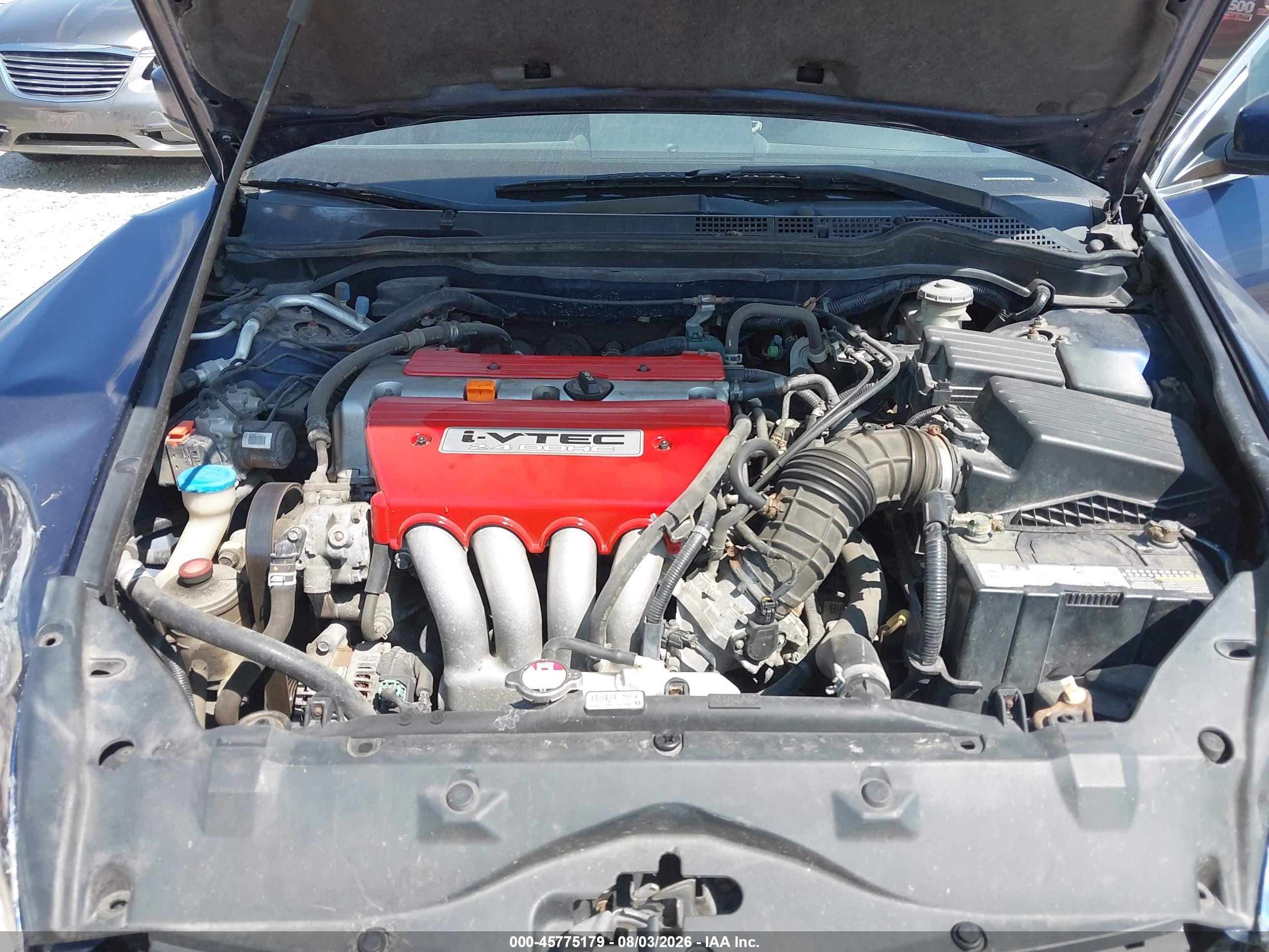 2005 Honda Accord 2.4 Lx Синий vin: 1HGCM56455A014326
