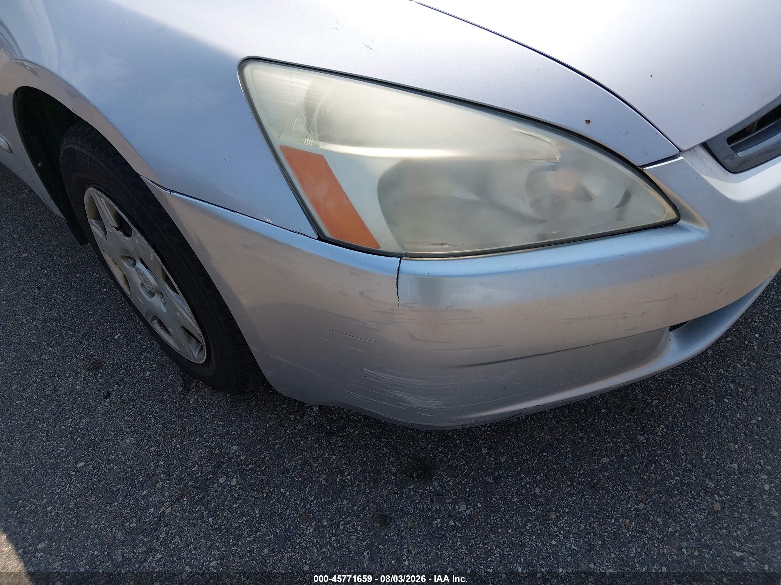 2005 Honda Accord 2.4 Lx Silver vin: 1HGCM56455A022295