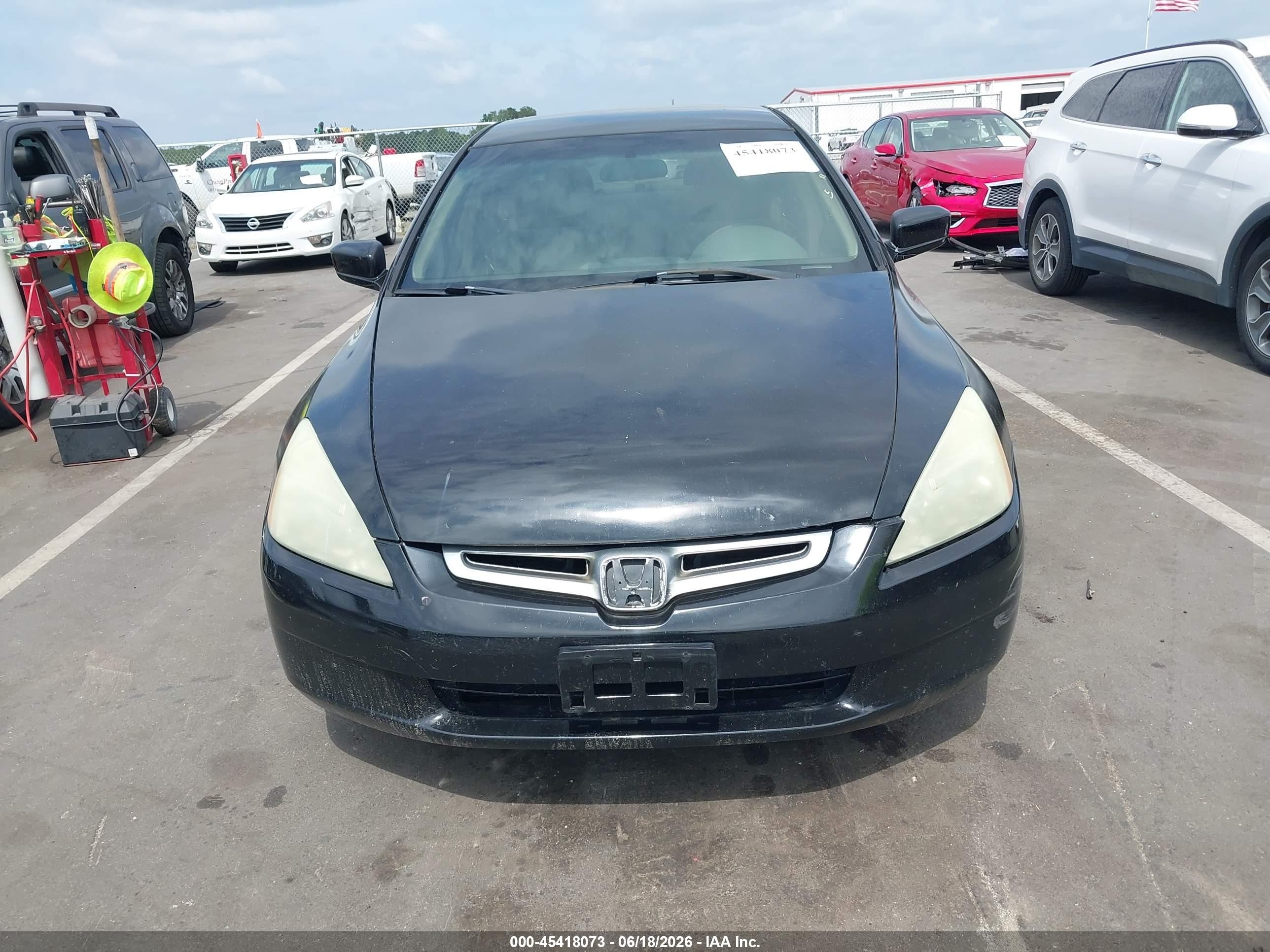 2005 Honda Accord 2.4 Lx Black vin: 1HGCM56455A030686