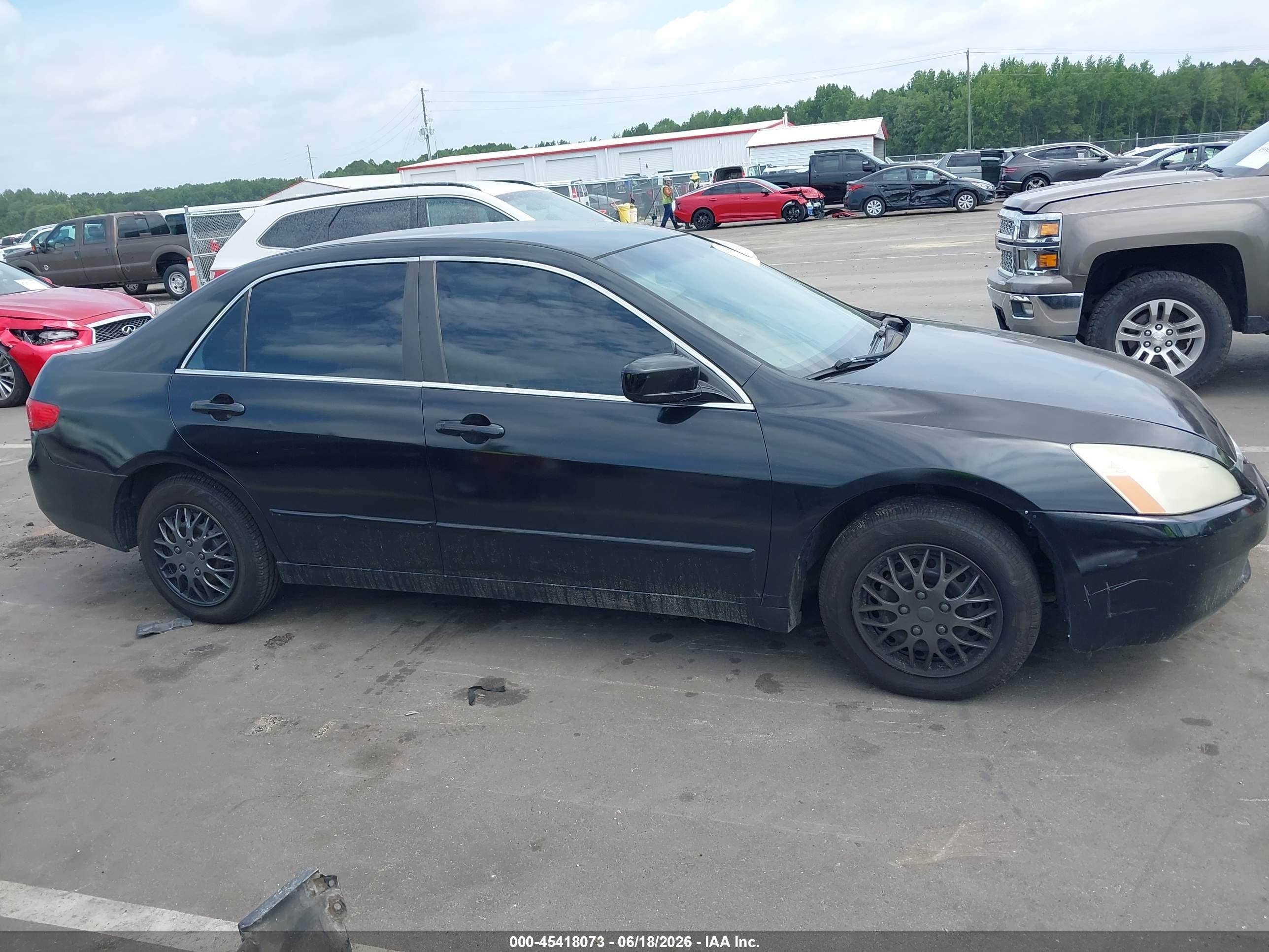 2005 Honda Accord 2.4 Lx Black vin: 1HGCM56455A030686