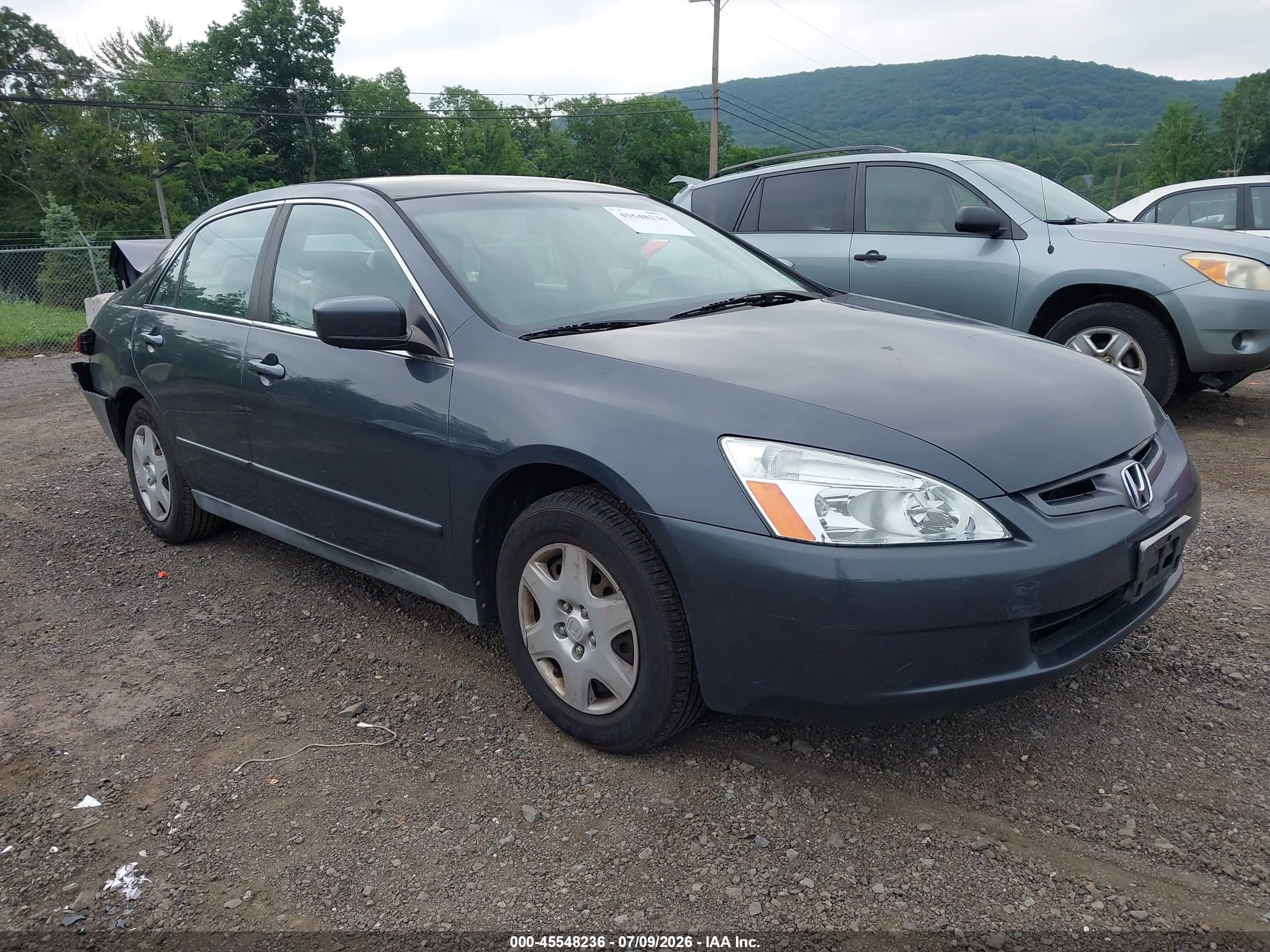 2005 Honda Accord 2.4 Lx Gray vin: 1HGCM56455A072193
