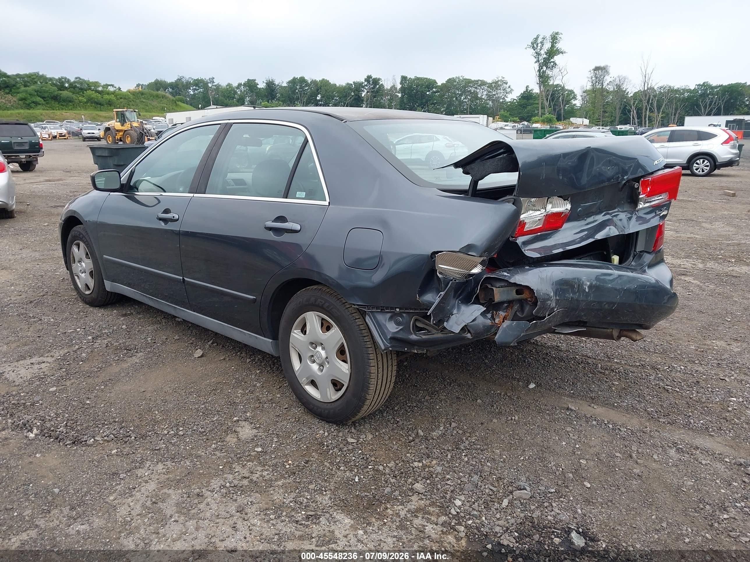 2005 Honda Accord 2.4 Lx Gray vin: 1HGCM56455A072193