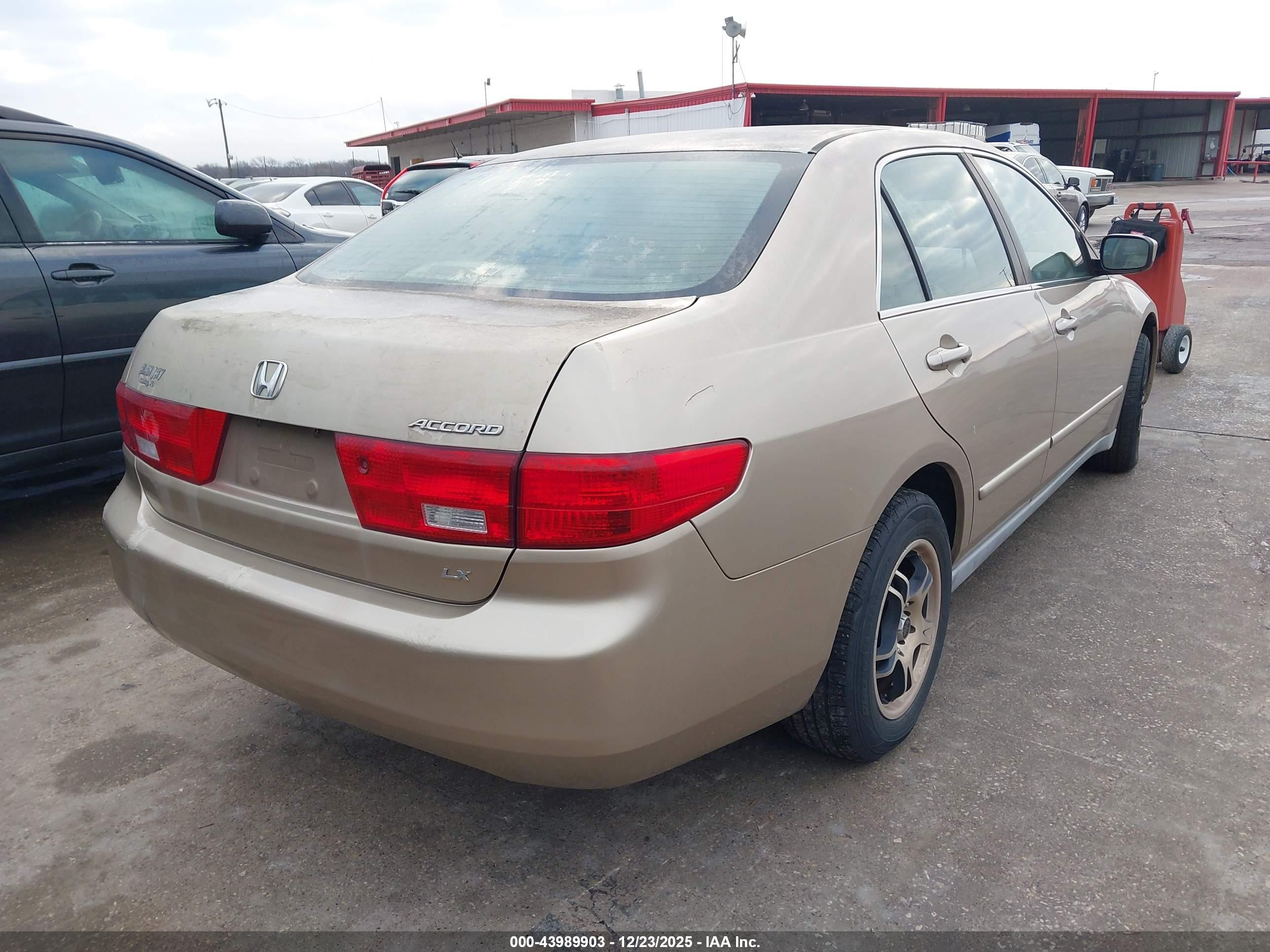 2005 Honda Accord Lx Gold vin: 1HGCM56455A078916
