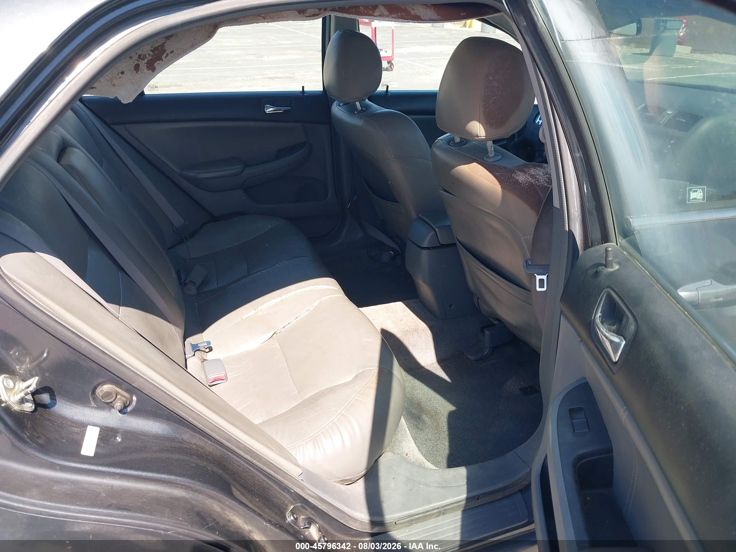 2005 Honda Accord 2.4 Lx Gray vin: 1HGCM56455A084604