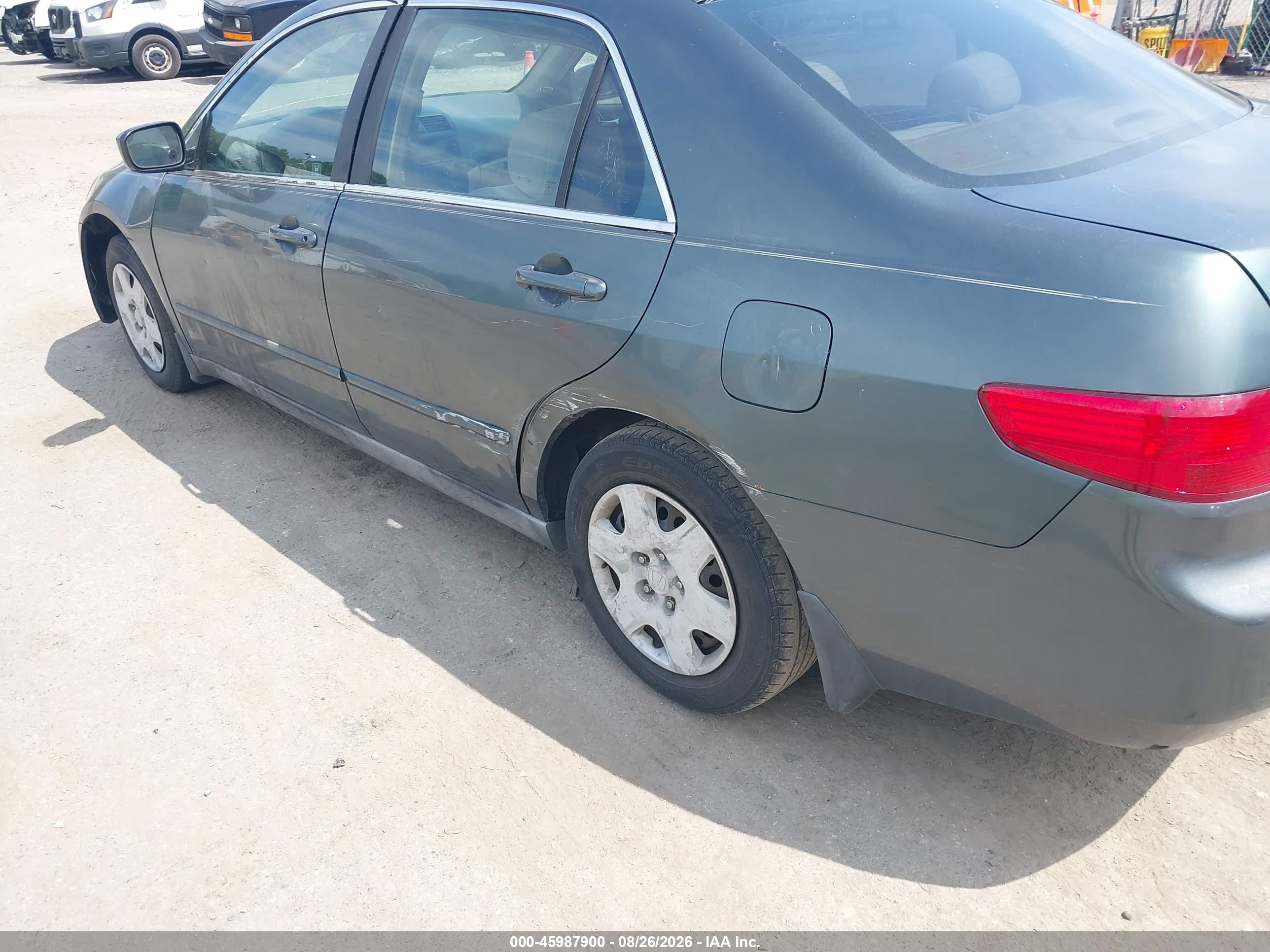2005 Honda Accord 2.4 Lx Green vin: 1HGCM56455A159494