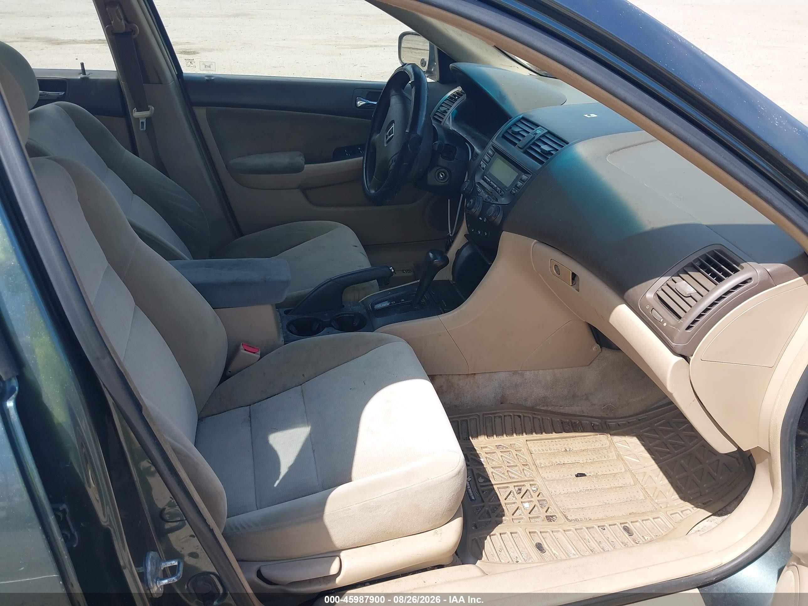 2005 Honda Accord 2.4 Lx Green vin: 1HGCM56455A159494