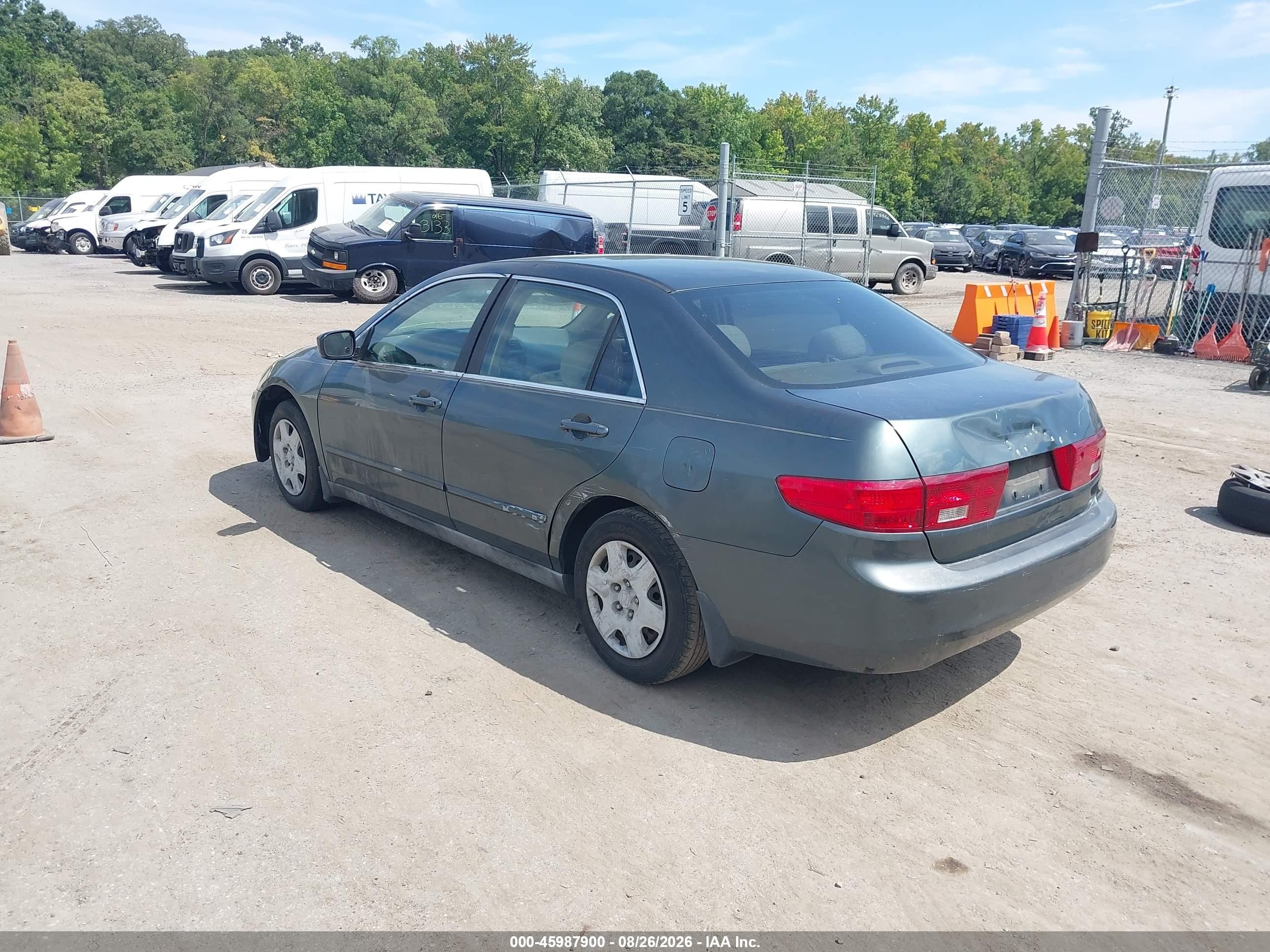 2005 Honda Accord 2.4 Lx Green vin: 1HGCM56455A159494