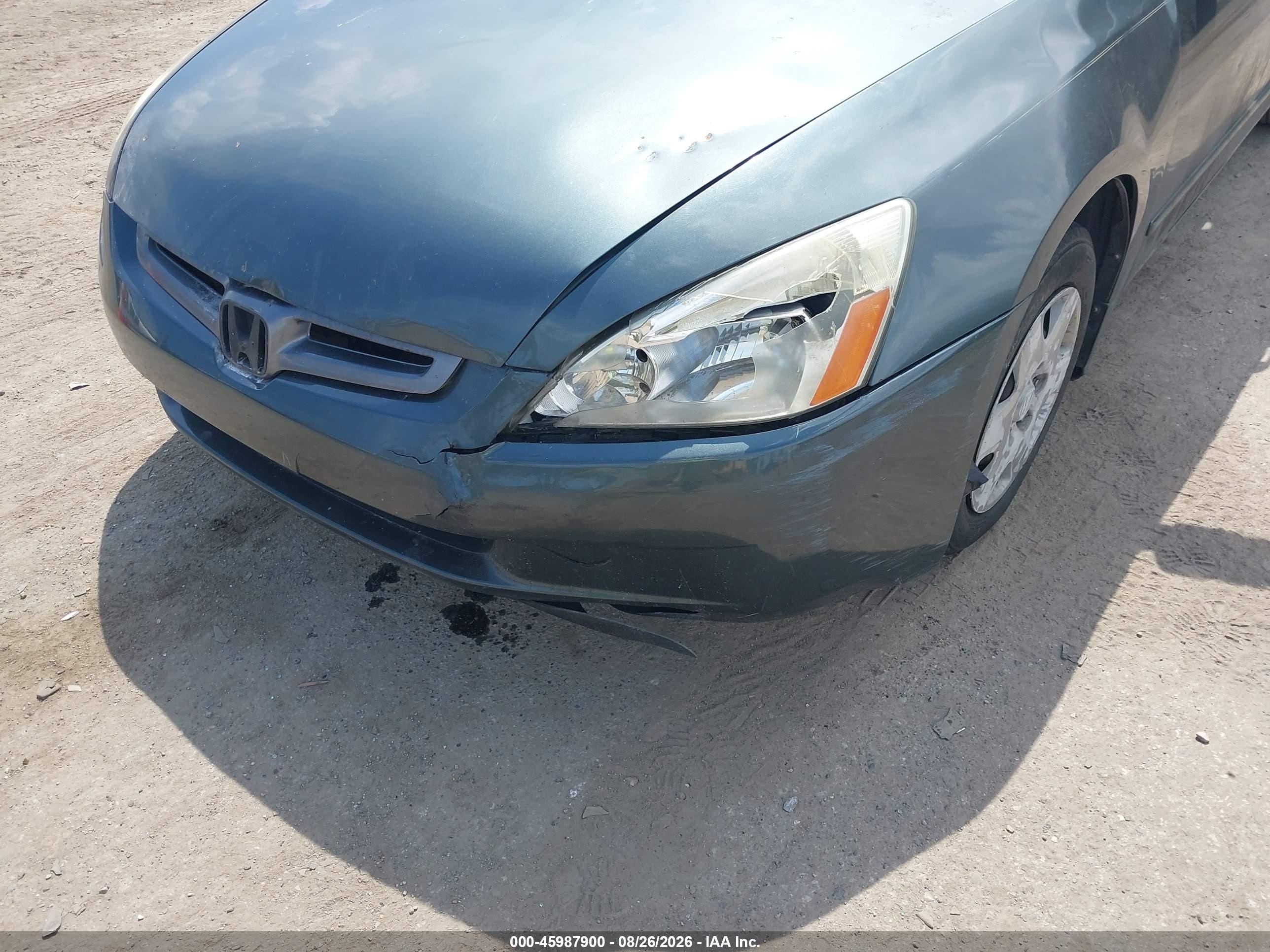 2005 Honda Accord 2.4 Lx Green vin: 1HGCM56455A159494