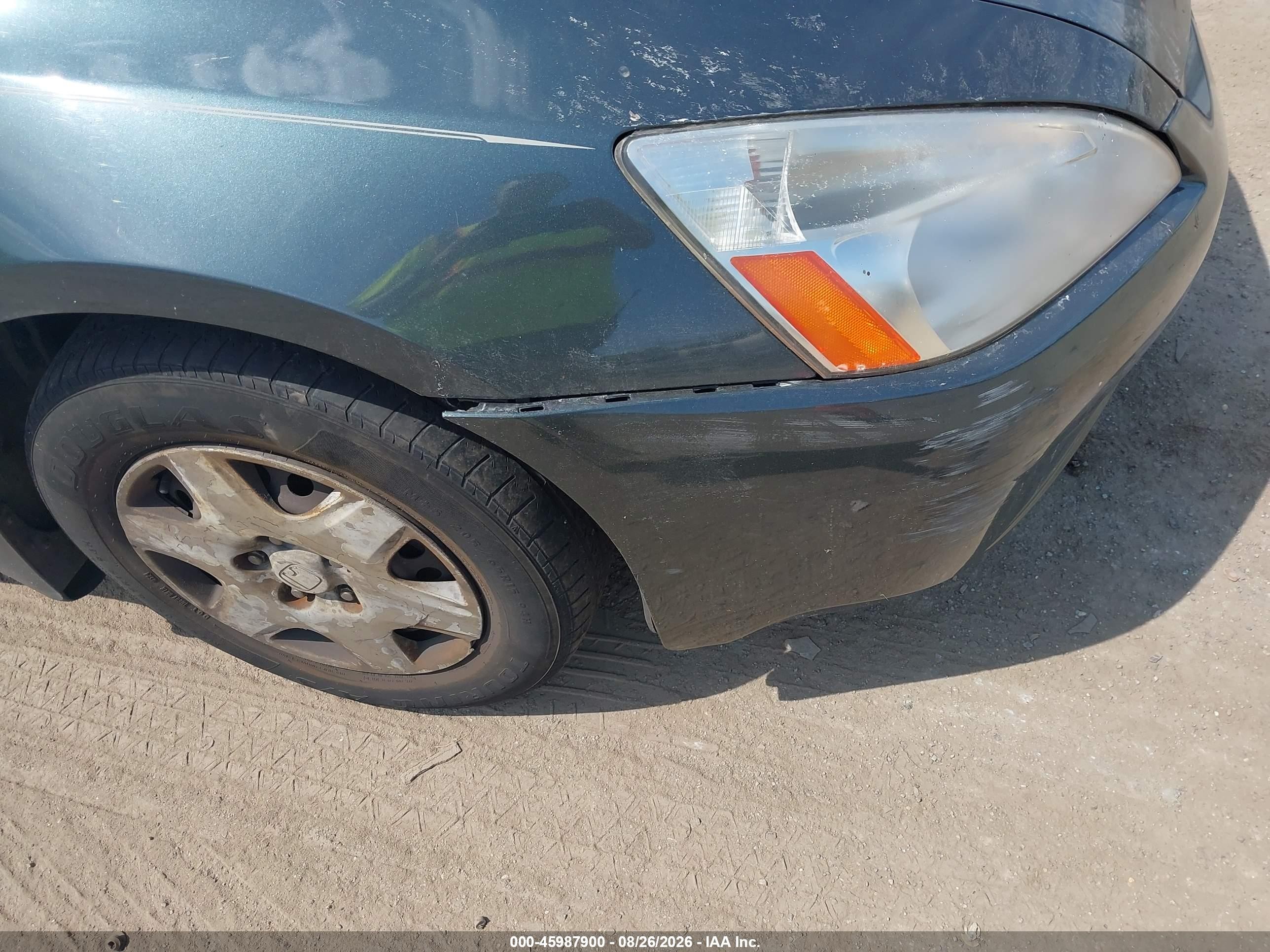 2005 Honda Accord 2.4 Lx Green vin: 1HGCM56455A159494