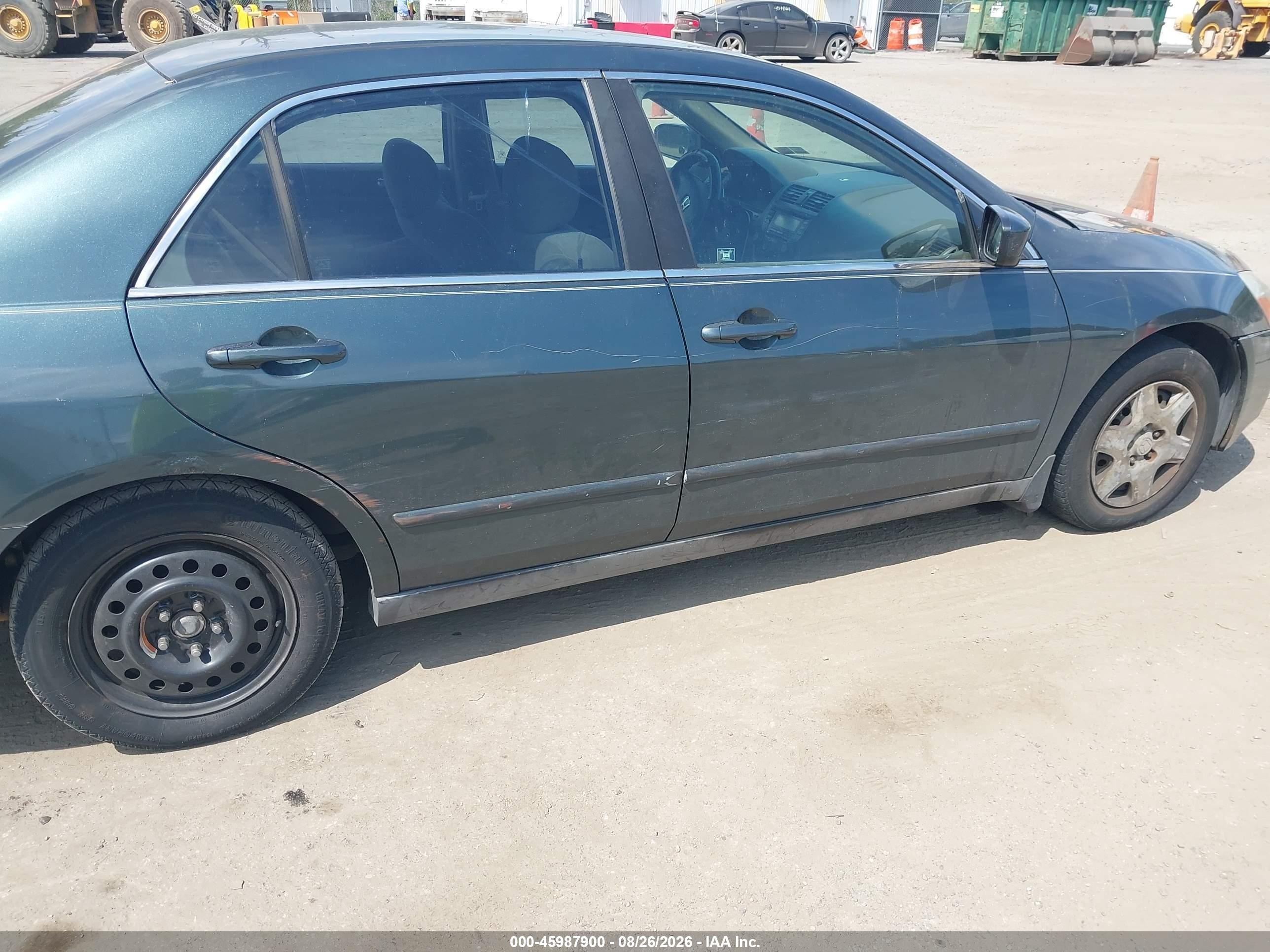 2005 Honda Accord 2.4 Lx Green vin: 1HGCM56455A159494