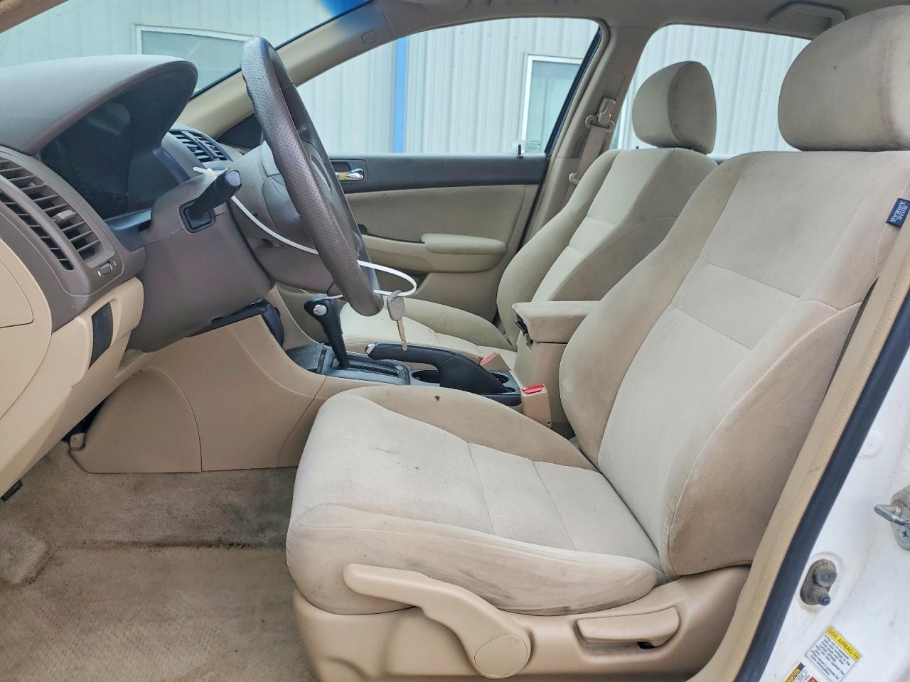 2005 Honda Accord Lx Белый vin: 1HGCM56455A164856