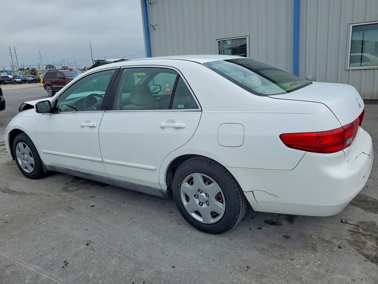 2005 Honda Accord Lx Белый vin: 1HGCM56455A164856