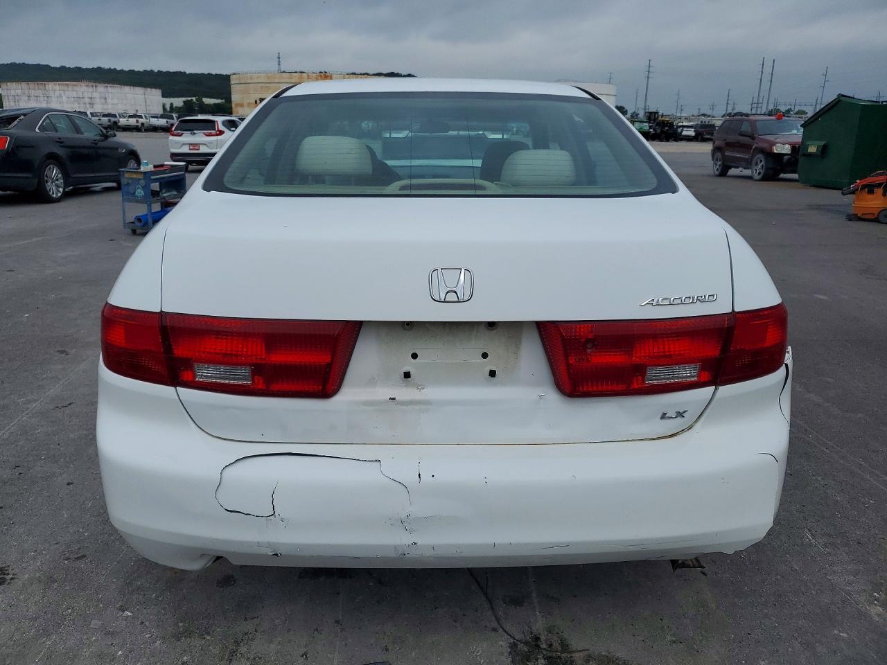 2005 Honda Accord Lx Белый vin: 1HGCM56455A164856