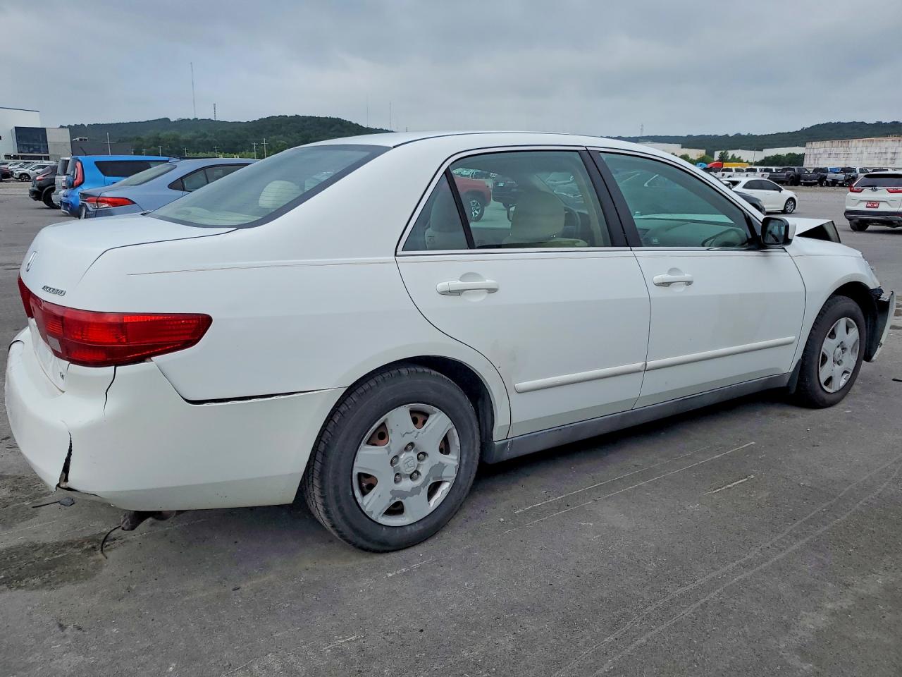 2005 Honda Accord Lx Белый vin: 1HGCM56455A164856