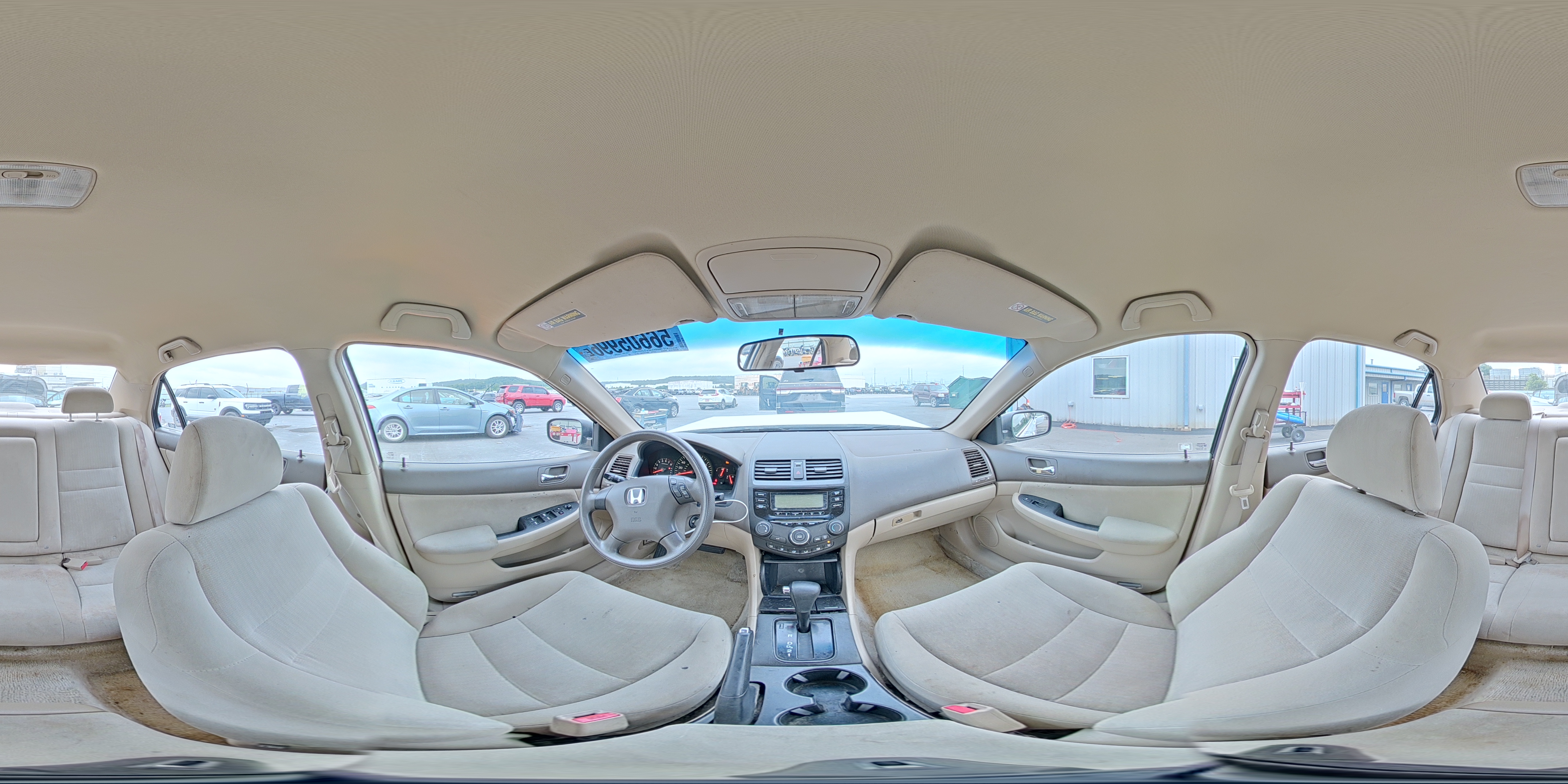 2005 Honda Accord Lx Белый vin: 1HGCM56455A164856
