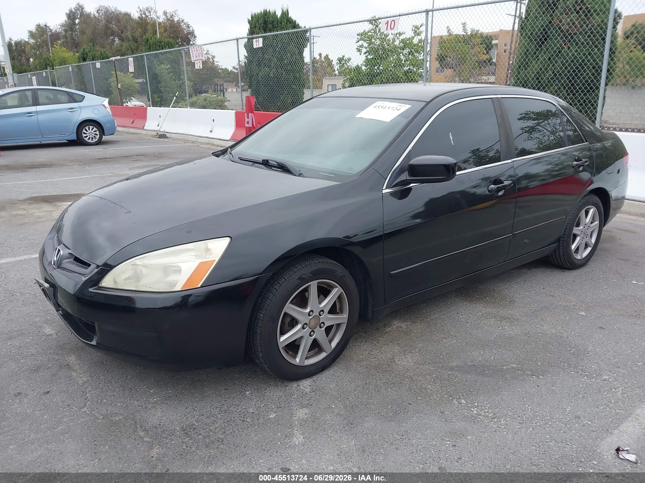 2005 Honda Accord 2.4 Lx Black vin: 1HGCM56455A181589