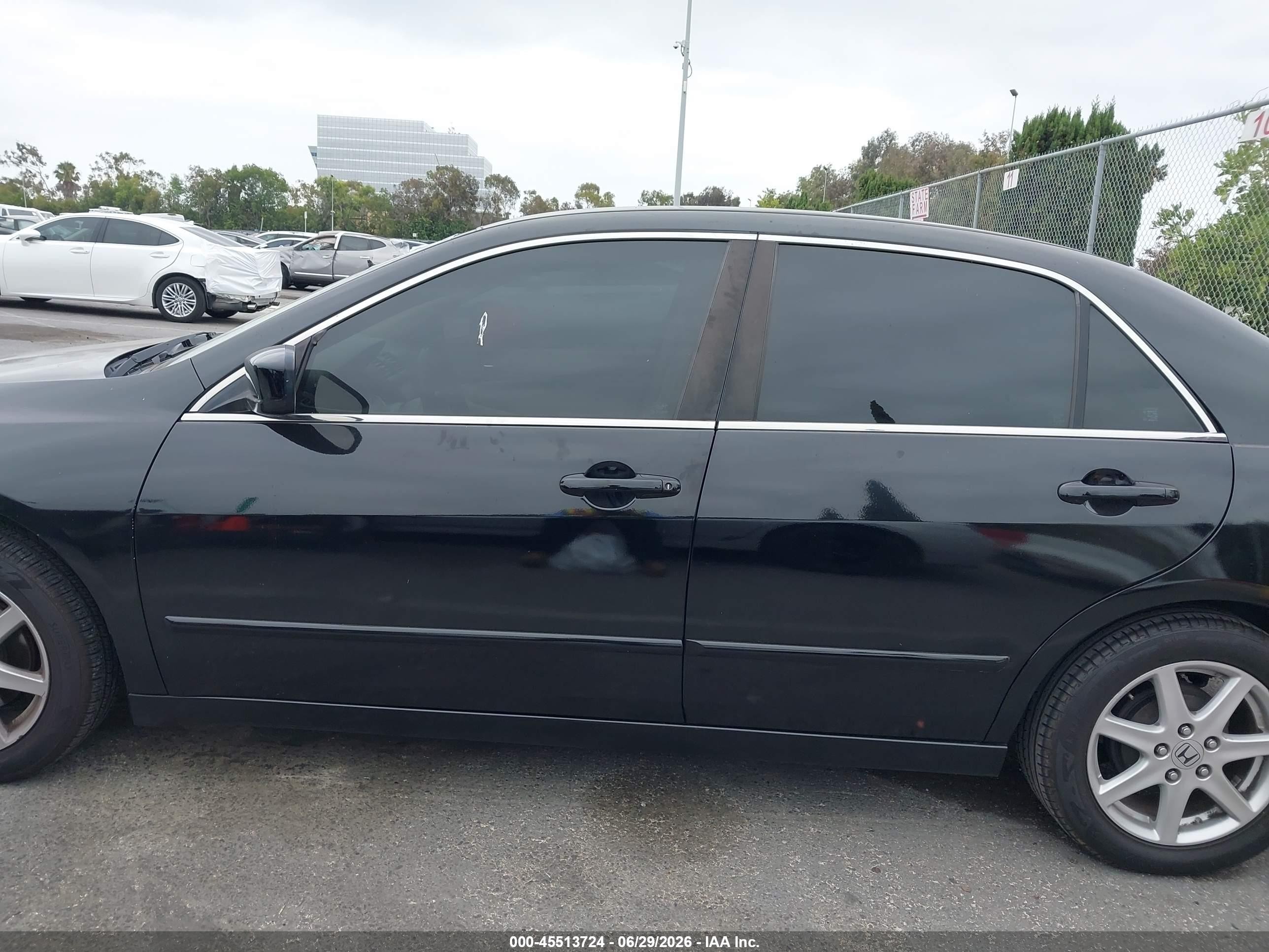 2005 Honda Accord 2.4 Lx Black vin: 1HGCM56455A181589