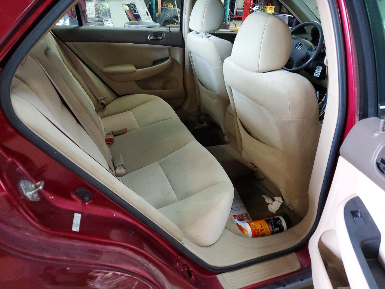 2005 Honda Accord Lx Burgundy vin: 1HGCM56455A812812