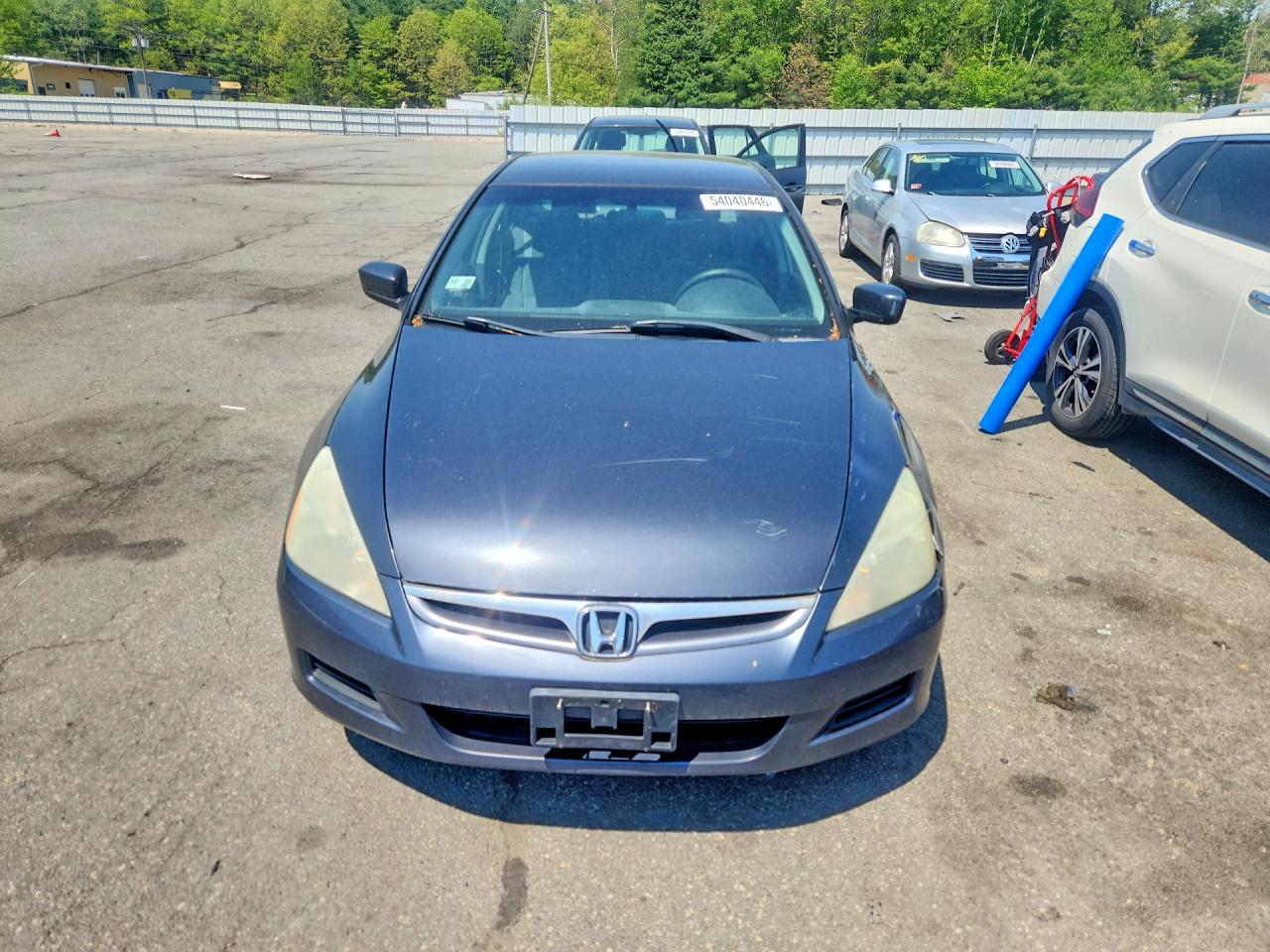 2006 Honda Accord Lx Синий vin: 1HGCM56456A024517