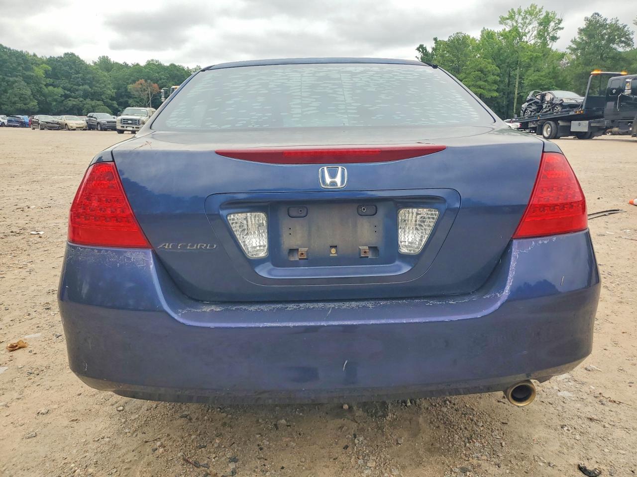 2006 Honda Accord Lx Blue vin: 1HGCM56456A114377