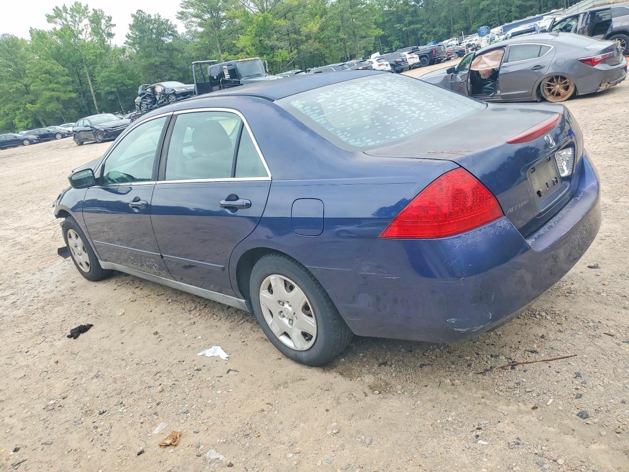 2006 Honda Accord Lx Blue vin: 1HGCM56456A114377