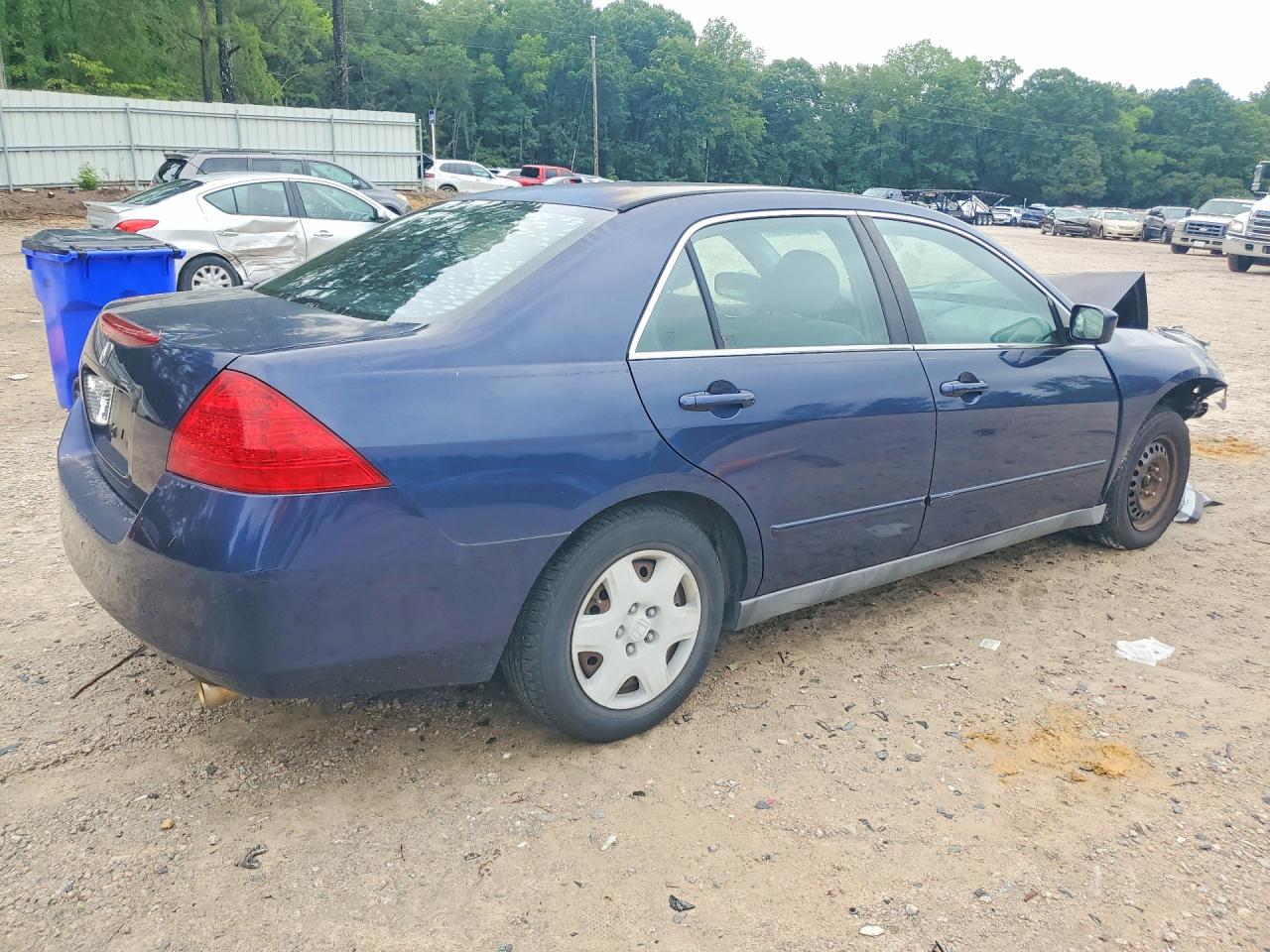 2006 Honda Accord Lx Blue vin: 1HGCM56456A114377