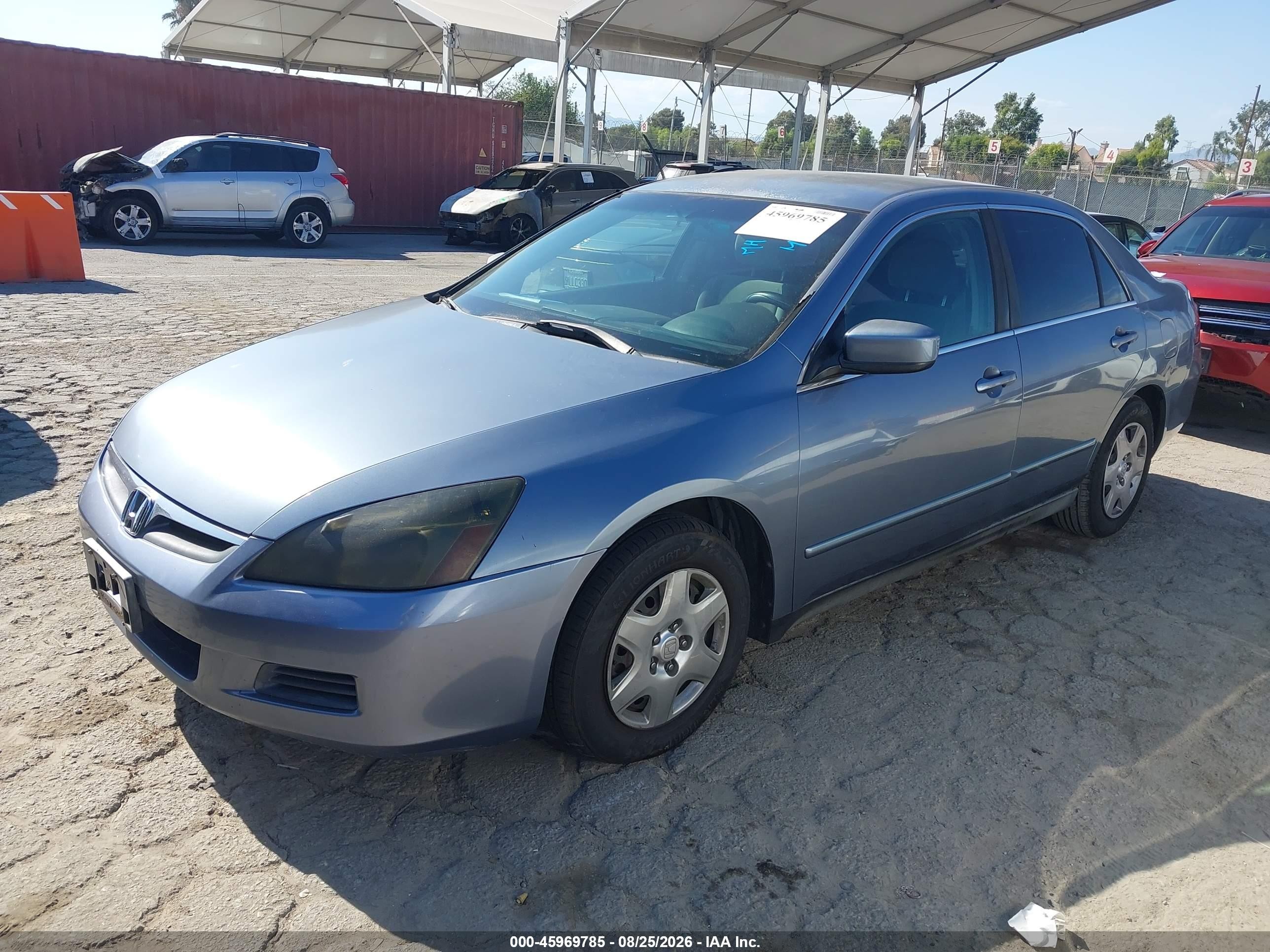 2007 Honda Accord 2.4 Lx Серебряный vin: 1HGCM56457A001675
