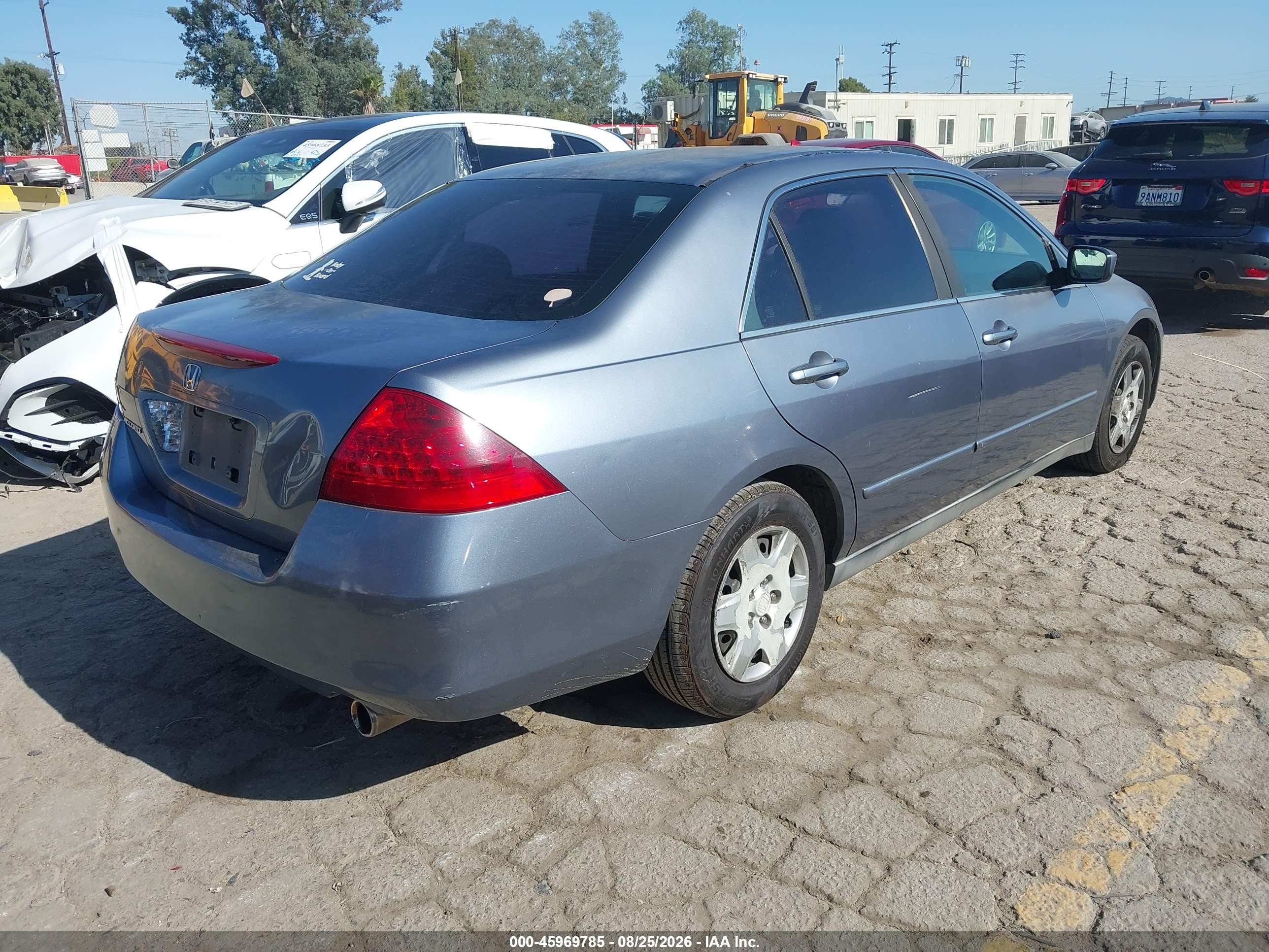 2007 Honda Accord 2.4 Lx Серебряный vin: 1HGCM56457A001675