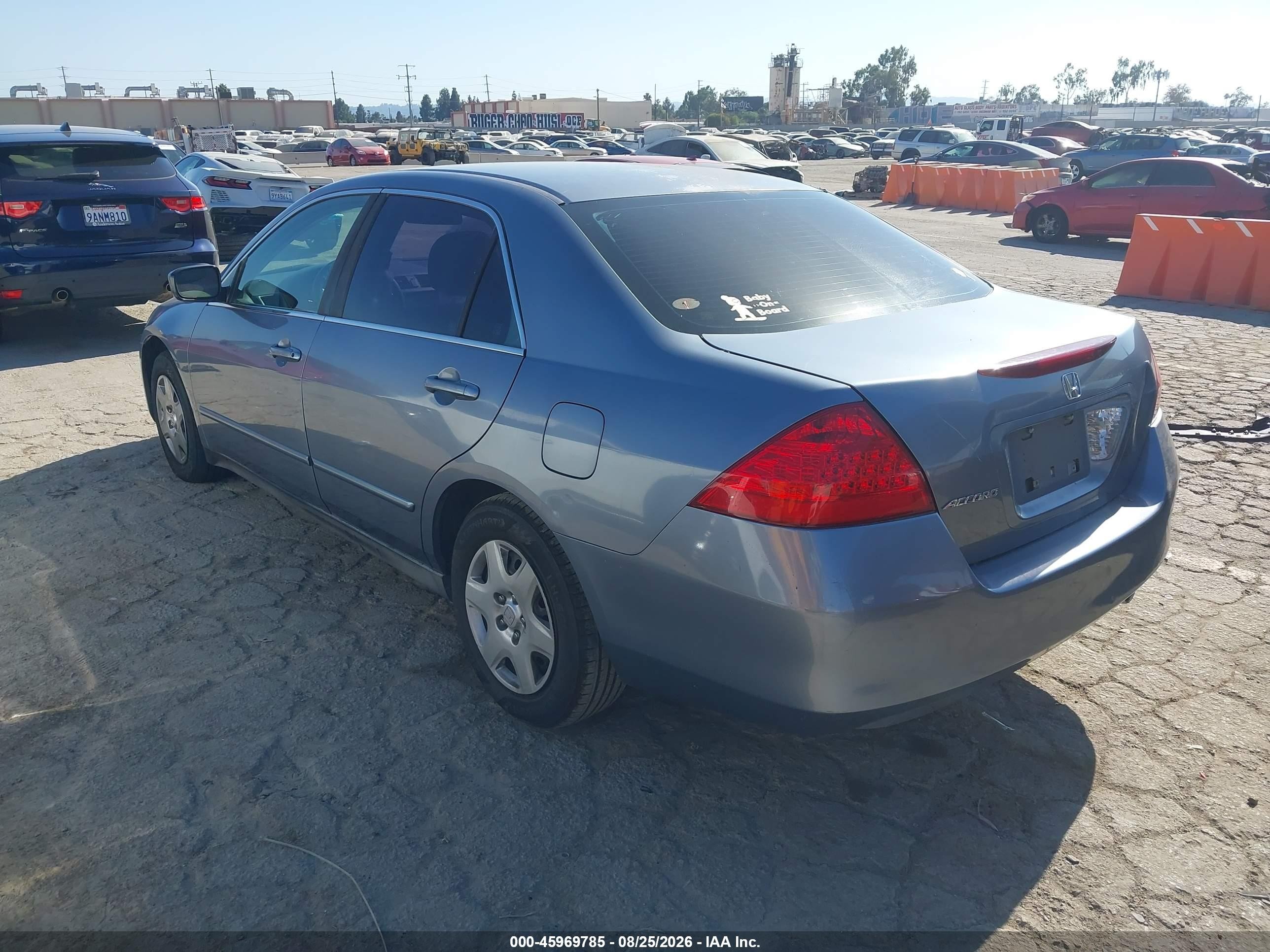 2007 Honda Accord 2.4 Lx Серебряный vin: 1HGCM56457A001675