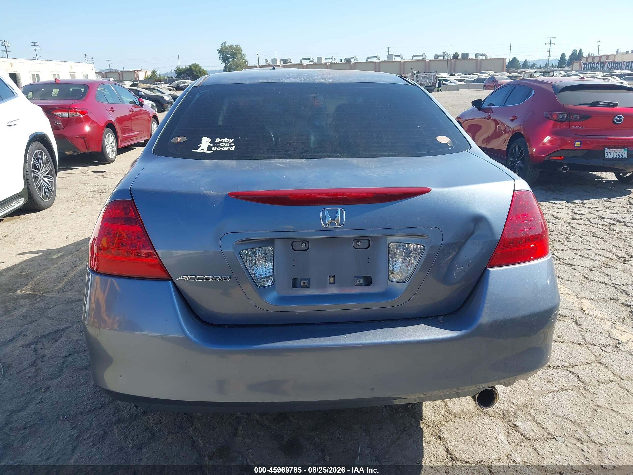 2007 Honda Accord 2.4 Lx Серебряный vin: 1HGCM56457A001675