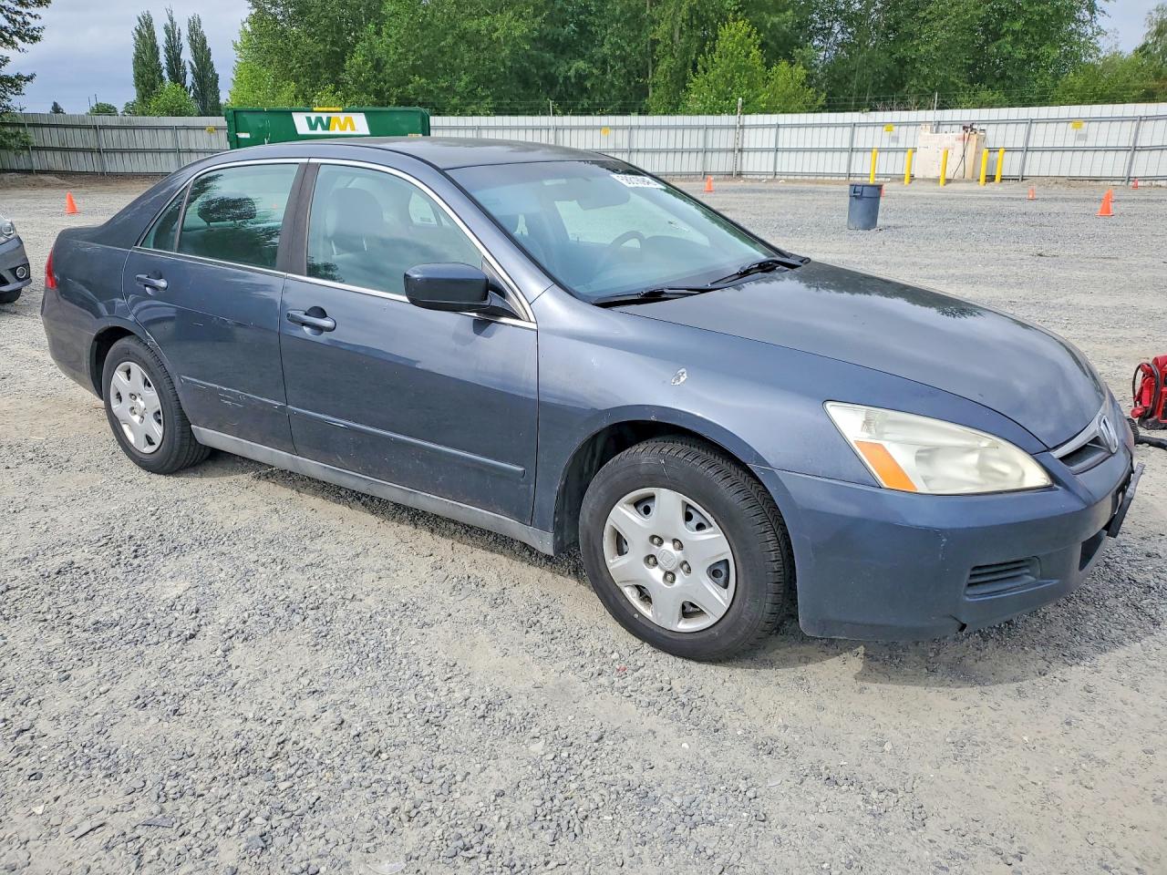 2007 Honda Accord Lx Gray vin: 1HGCM56457A042789