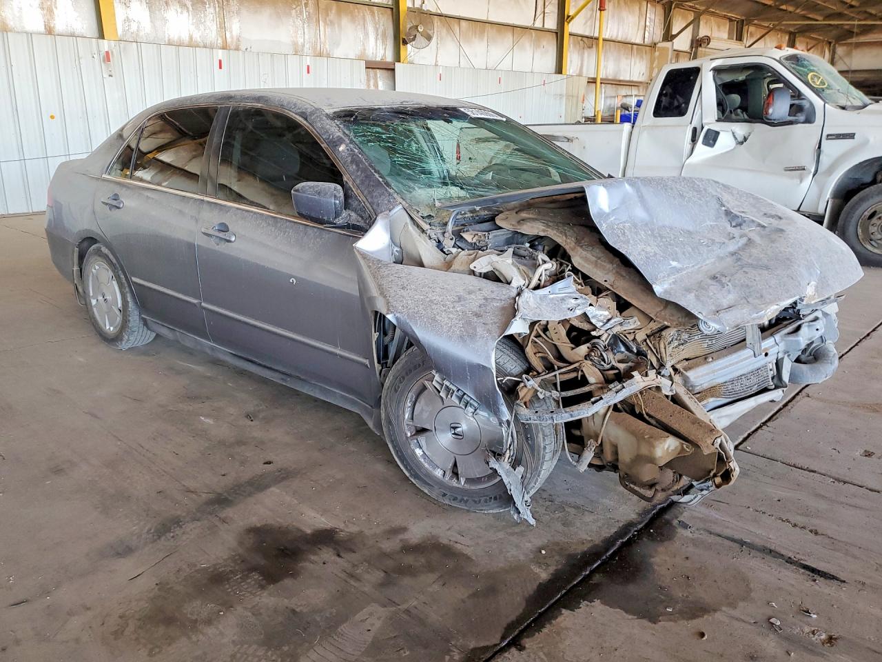 2007 Honda Accord Lx Blue vin: 1HGCM56457A085951