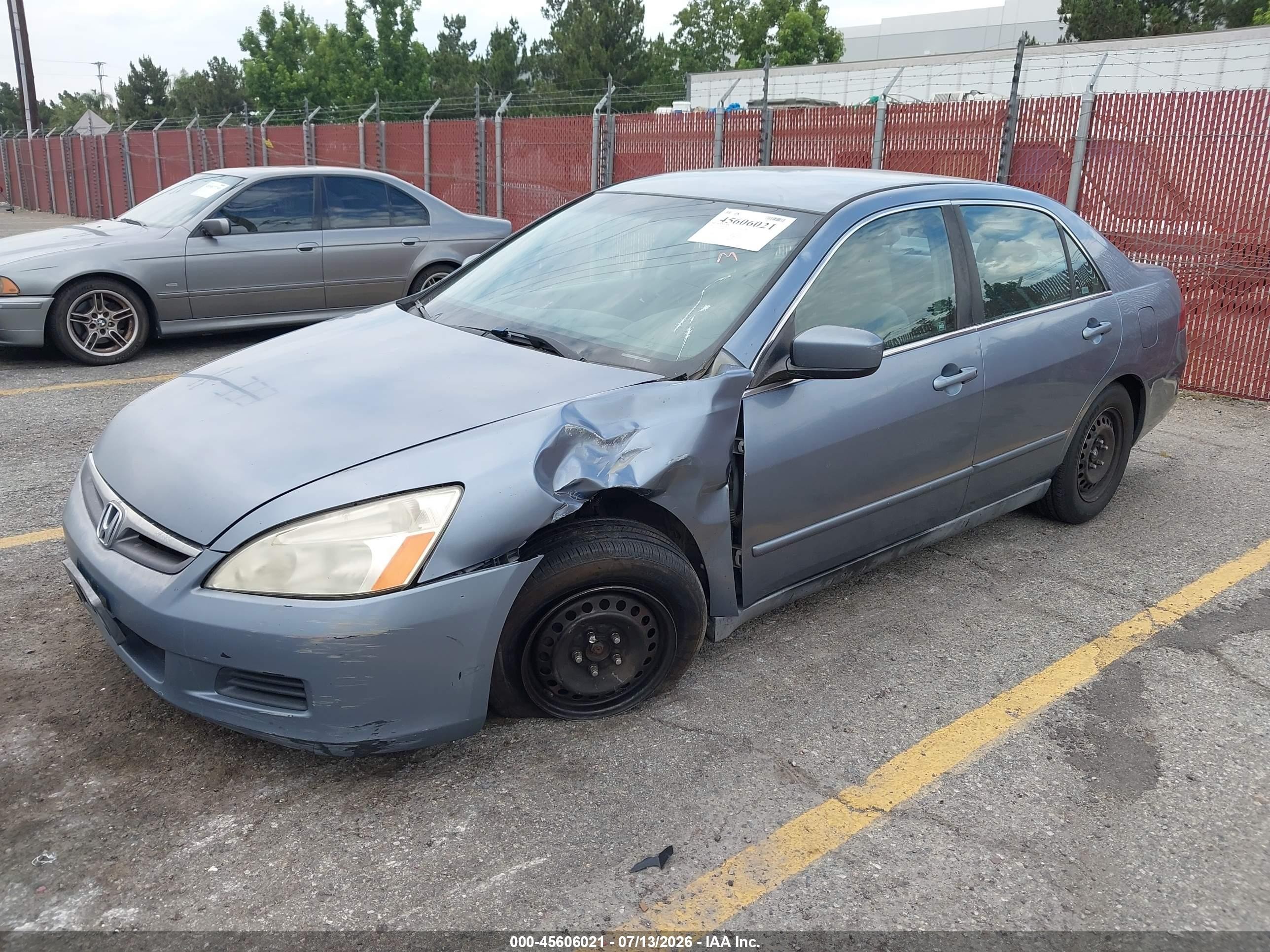 2007 Honda Accord 2.4 Lx Серый vin: 1HGCM56457A088137