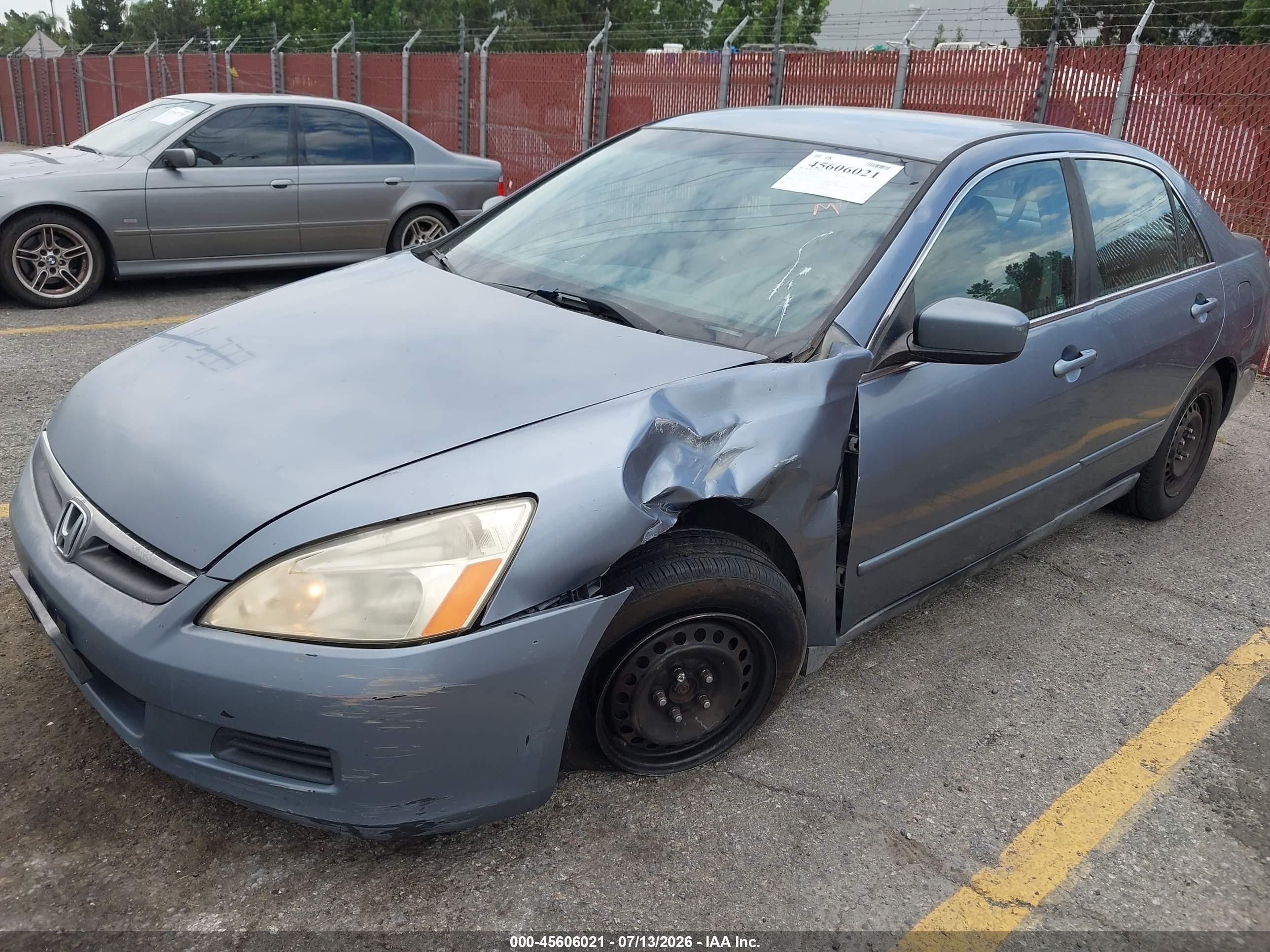 2007 Honda Accord 2.4 Lx Серый vin: 1HGCM56457A088137