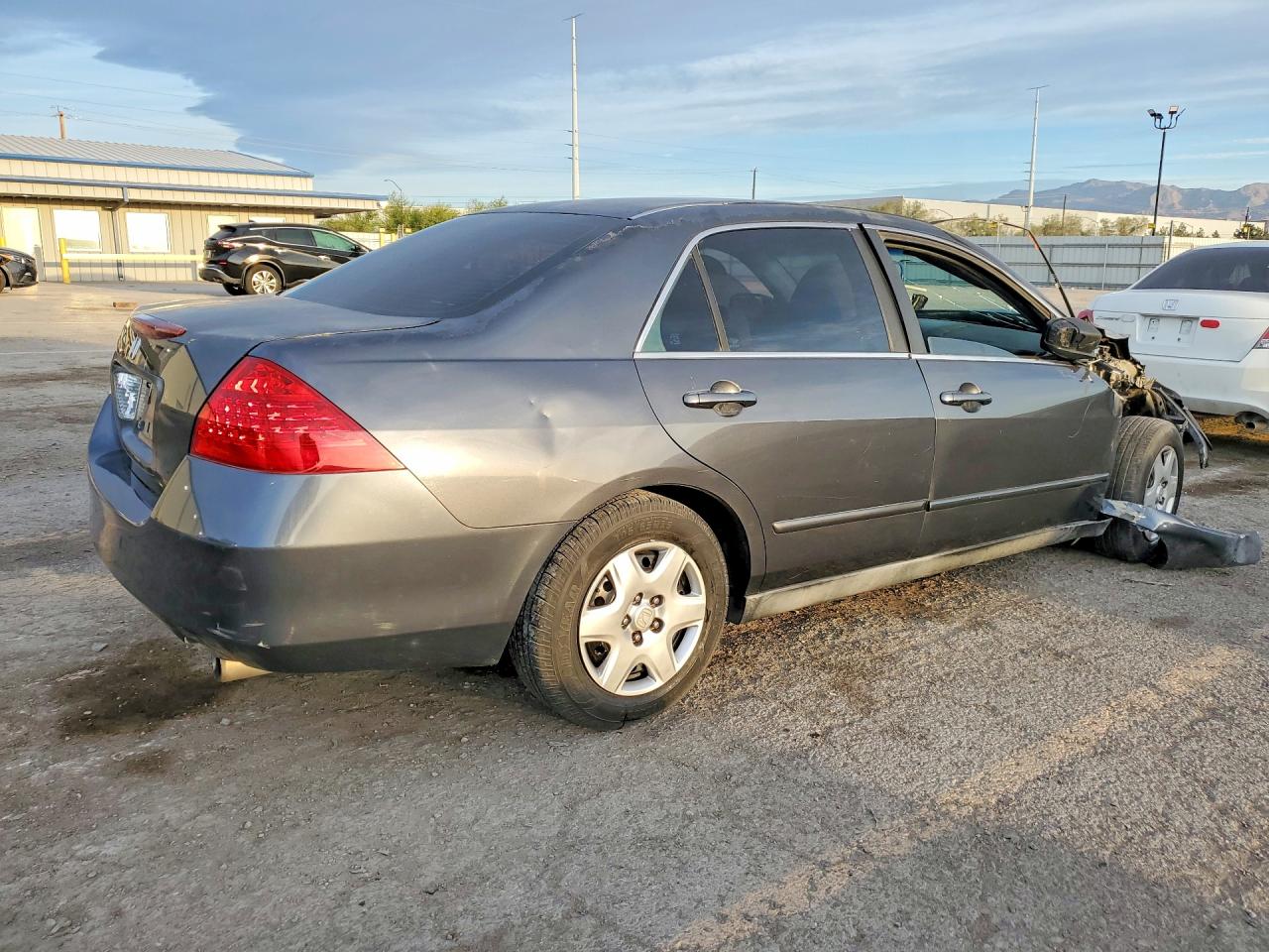 2007 Honda Accord Lx Серый vin: 1HGCM56457A227392