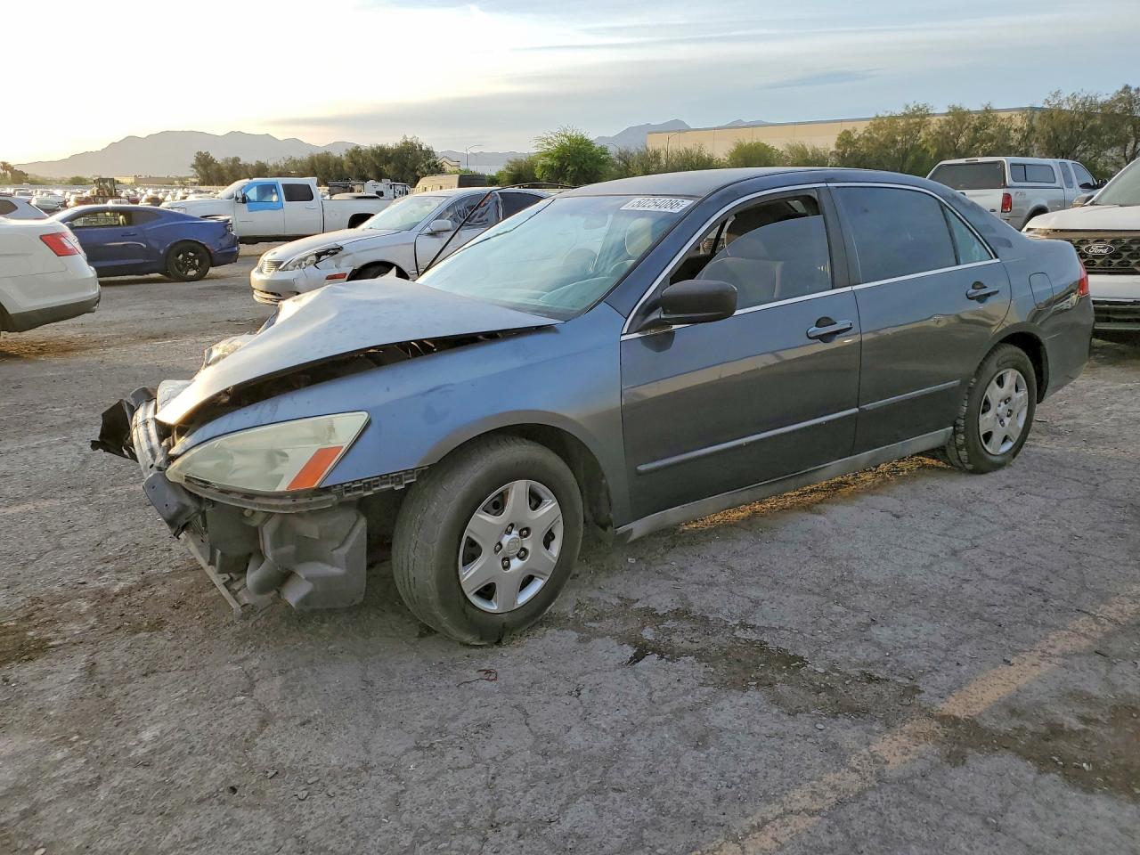 2007 Honda Accord Lx Серый vin: 1HGCM56457A227392