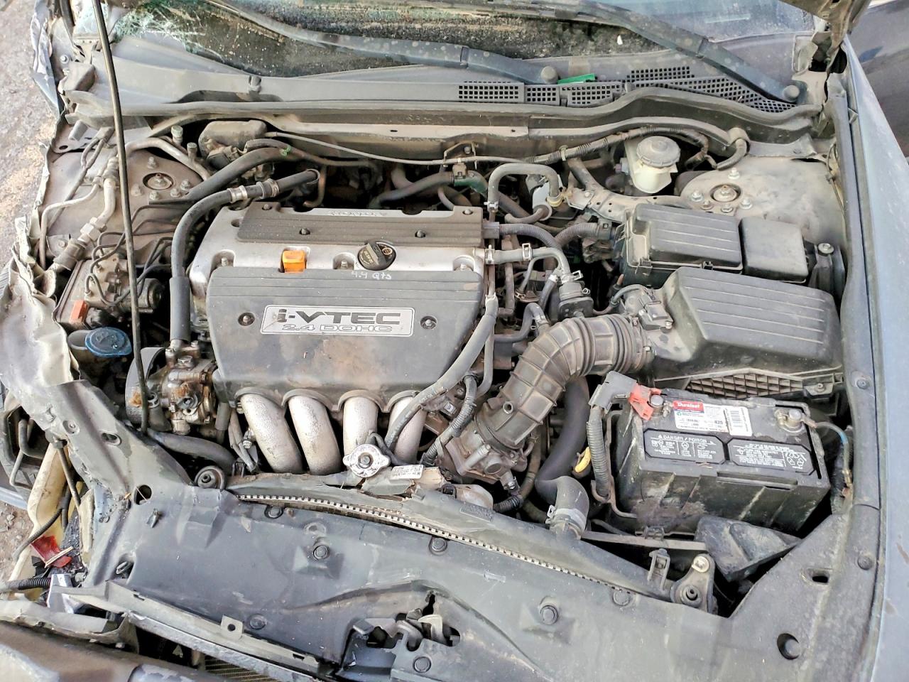 2007 Honda Accord Lx Серый vin: 1HGCM56457A227392