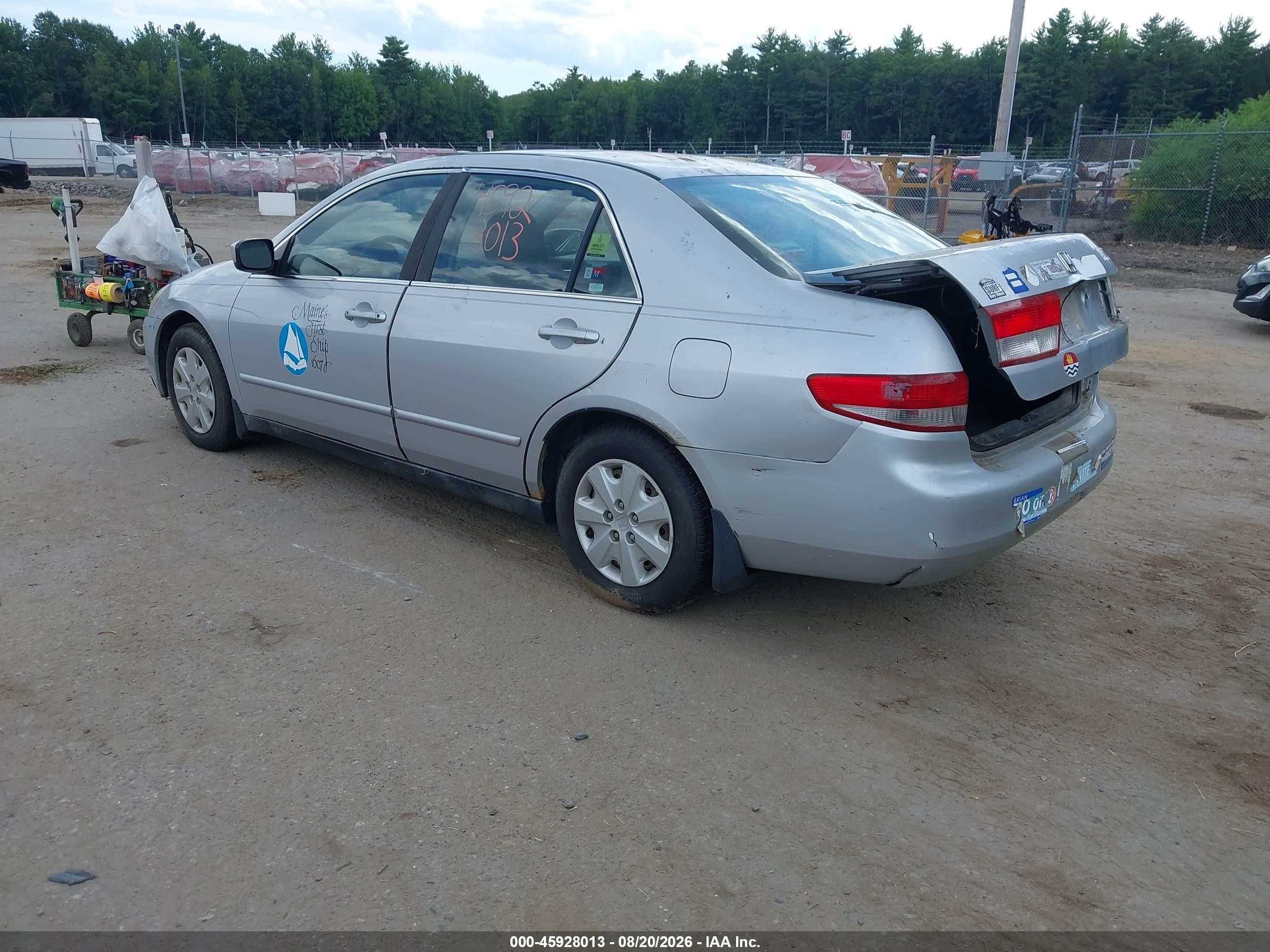 2003 Honda Accord Lx Silver vin: 1HGCM56463A108664