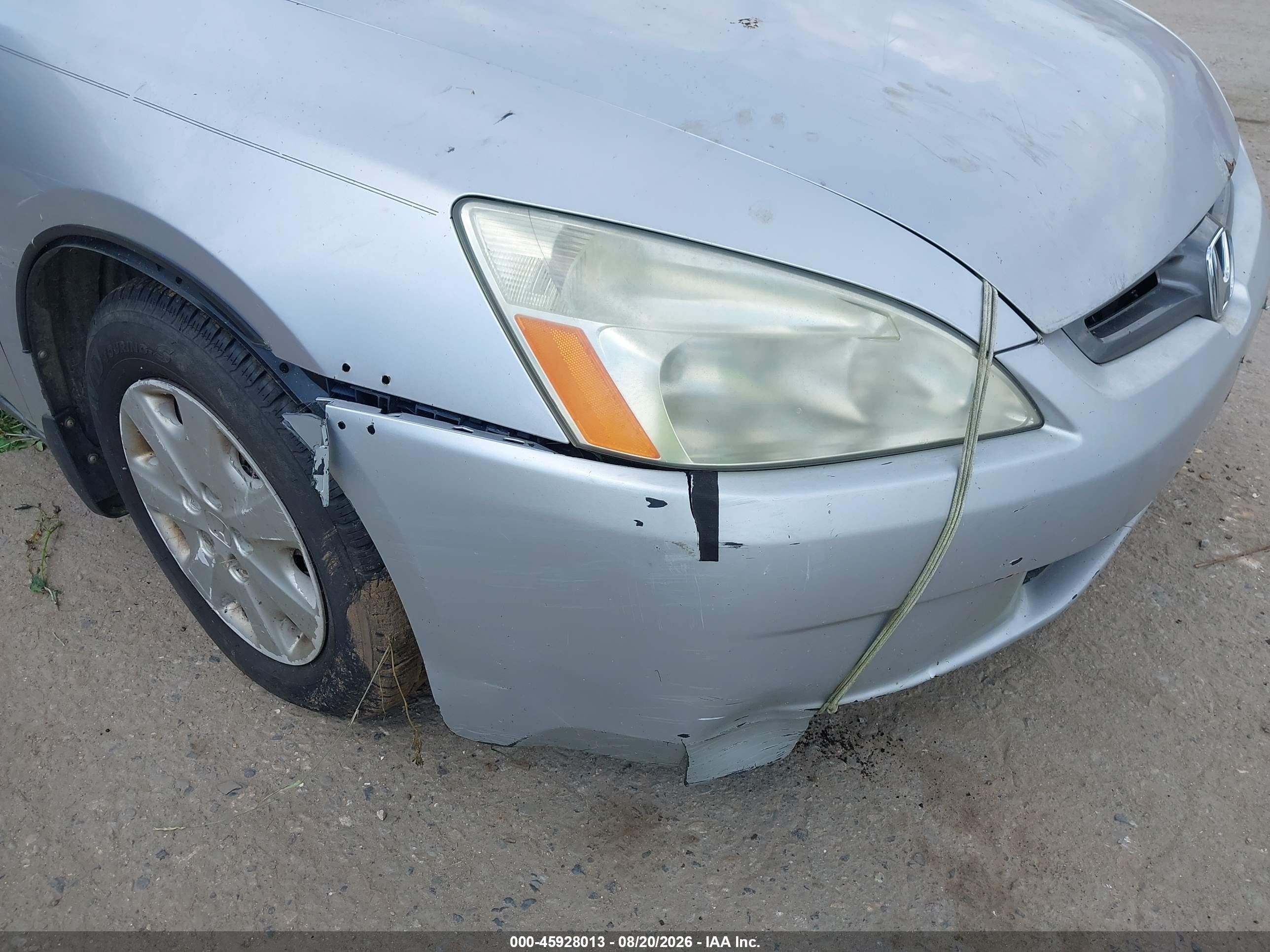 2003 Honda Accord Lx Silver vin: 1HGCM56463A108664
