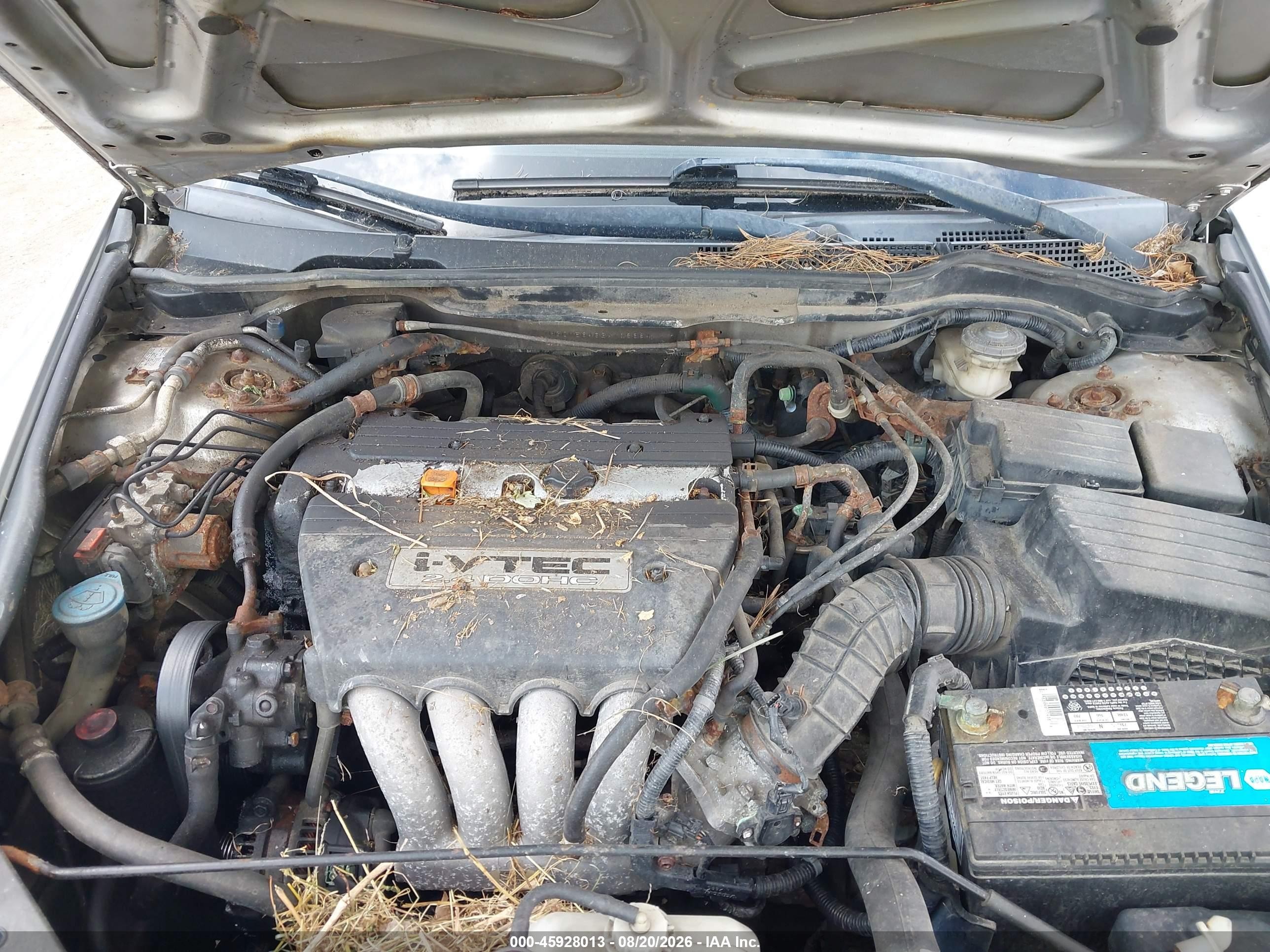 2003 Honda Accord Lx Silver vin: 1HGCM56463A108664