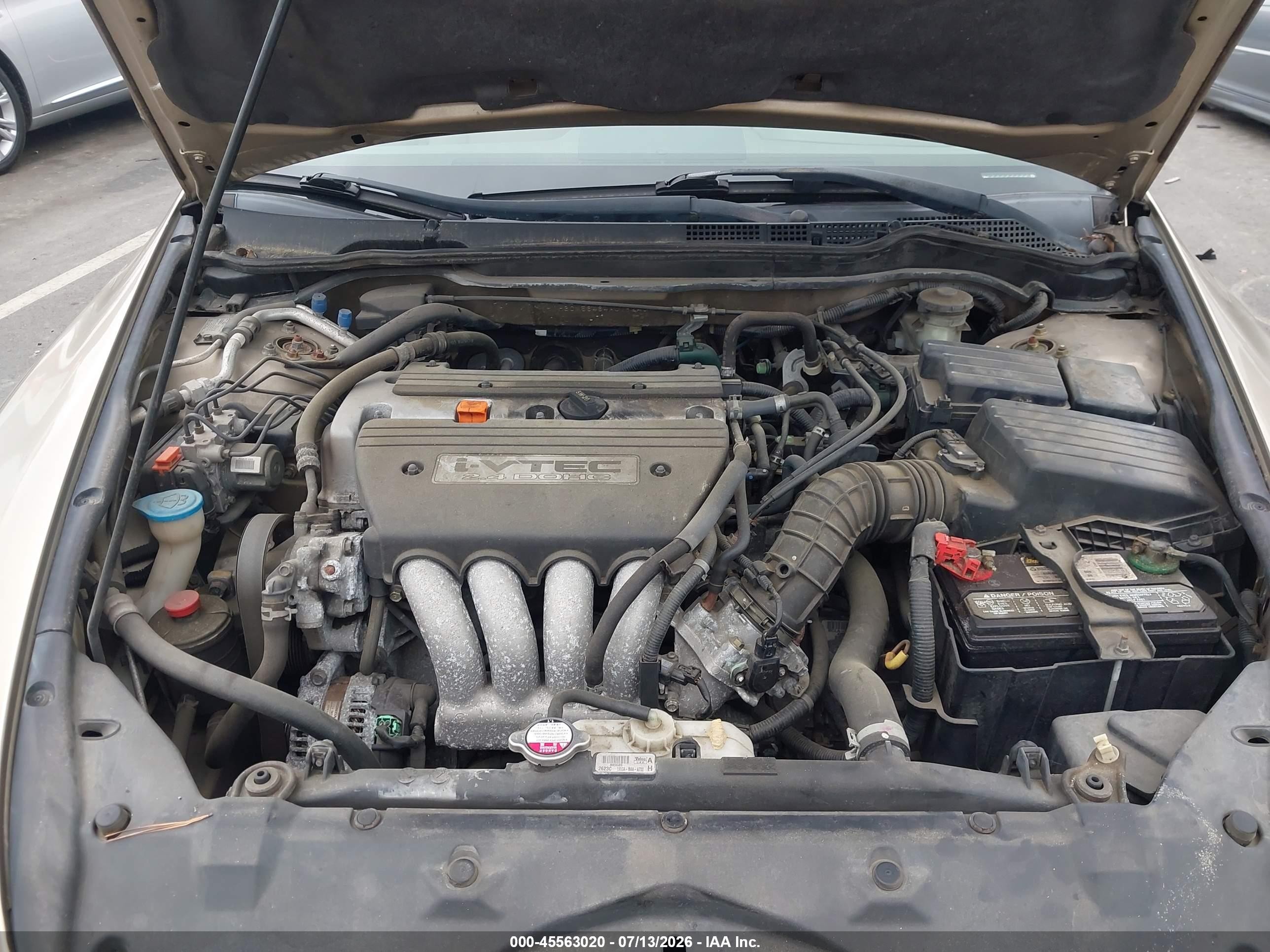 2004 Honda Accord 2.4 Lx Gold vin: 1HGCM56464A019243