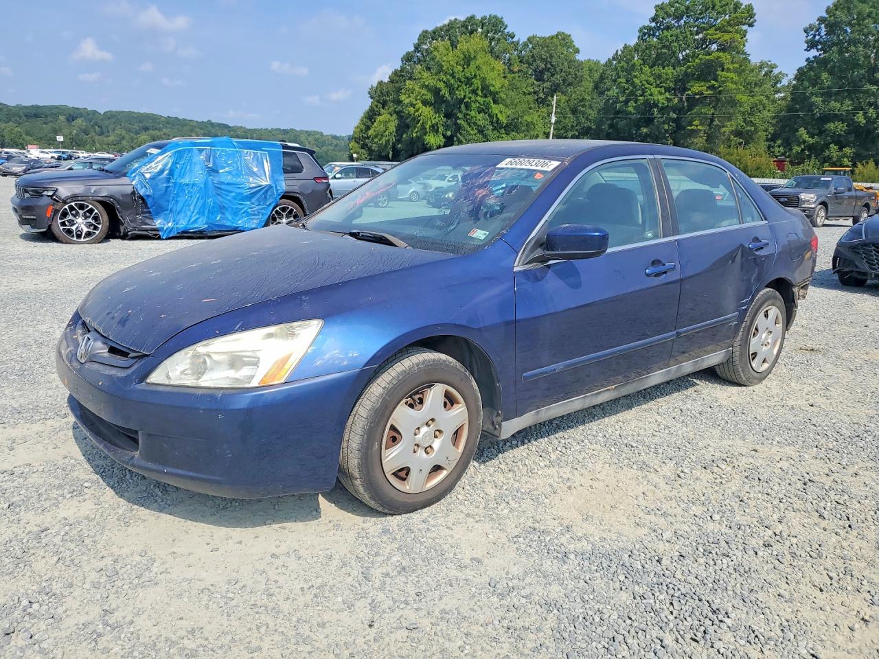 2005 Honda Accord Lx Синий vin: 1HGCM56465A004498
