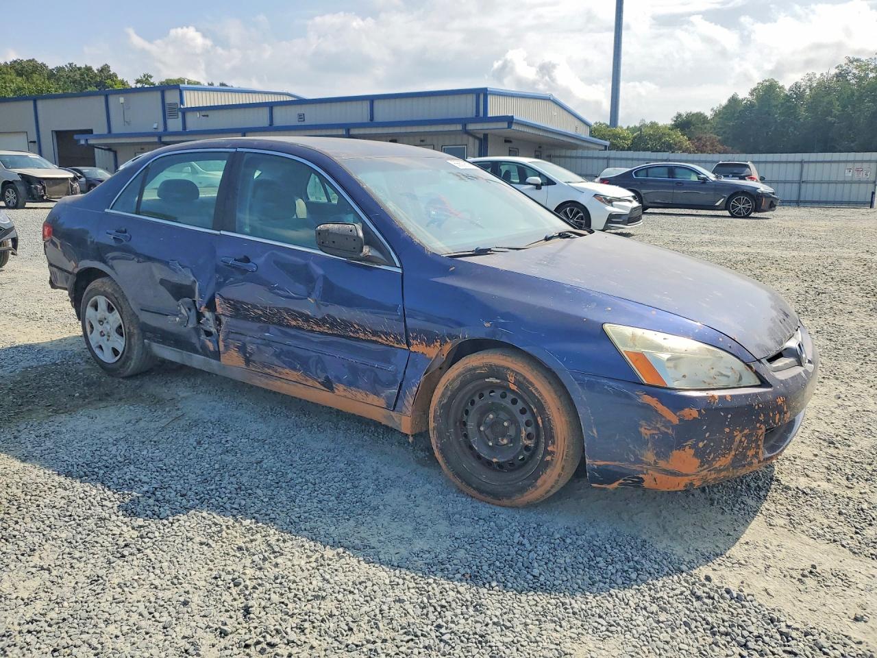 2005 Honda Accord Lx Blue vin: 1HGCM56465A004498