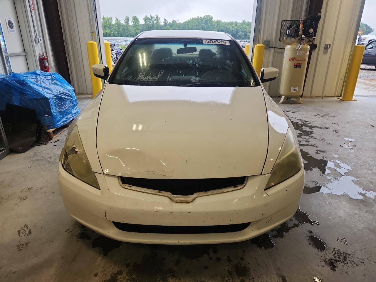 2005 Honda Accord Lx White vin: 1HGCM56465A013699