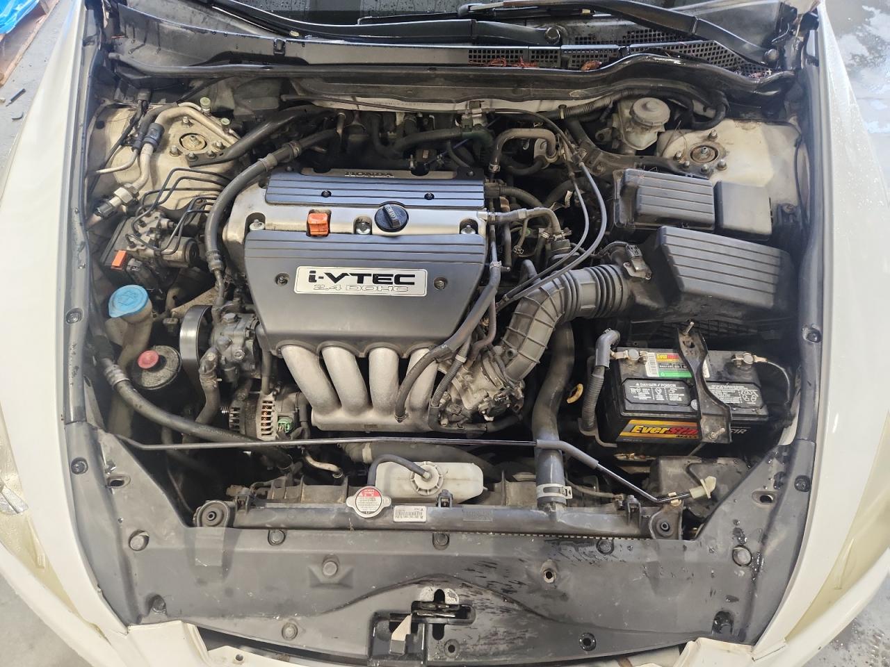 2005 Honda Accord Lx White vin: 1HGCM56465A013699