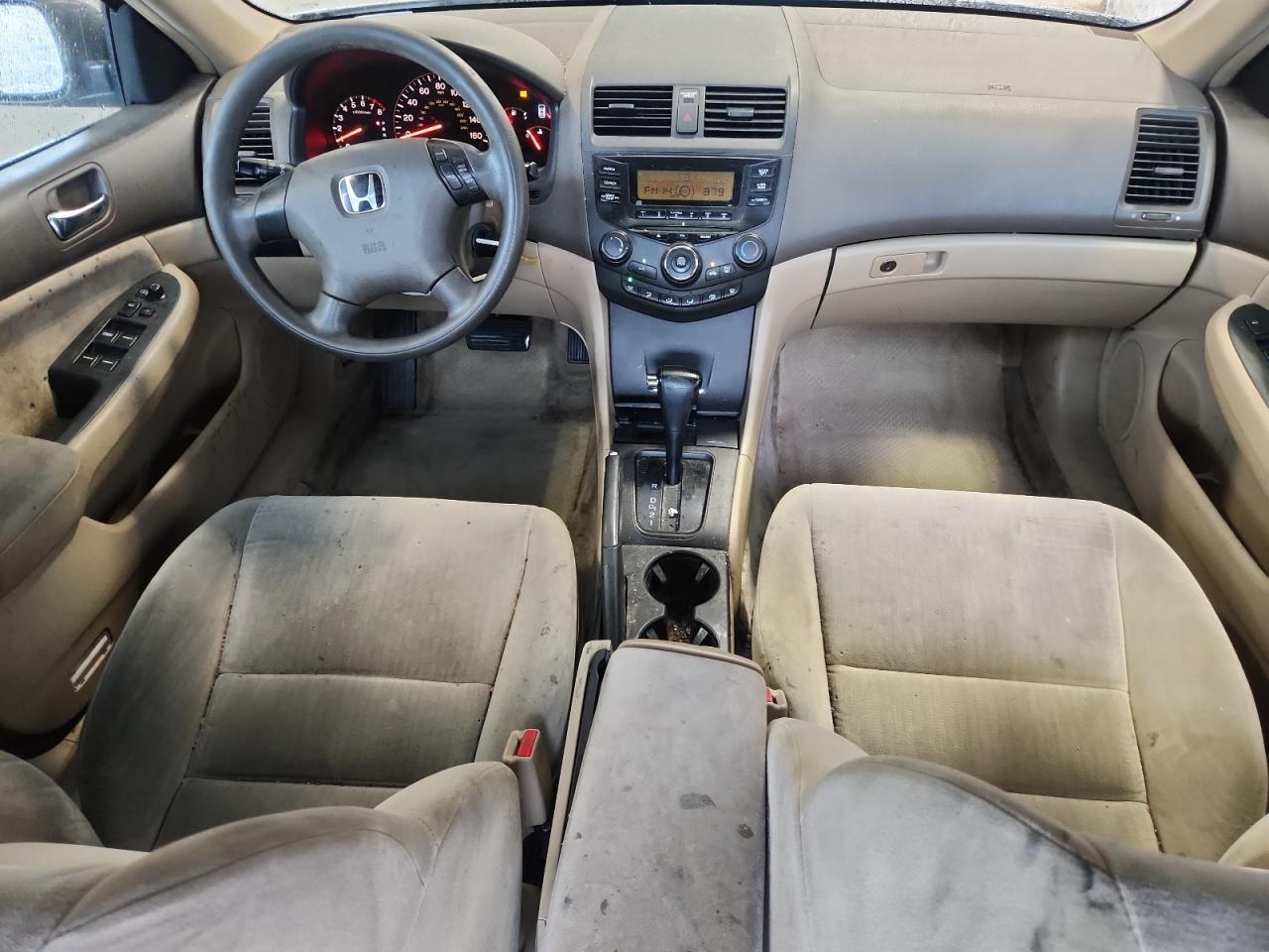 2005 Honda Accord Lx White vin: 1HGCM56465A013699