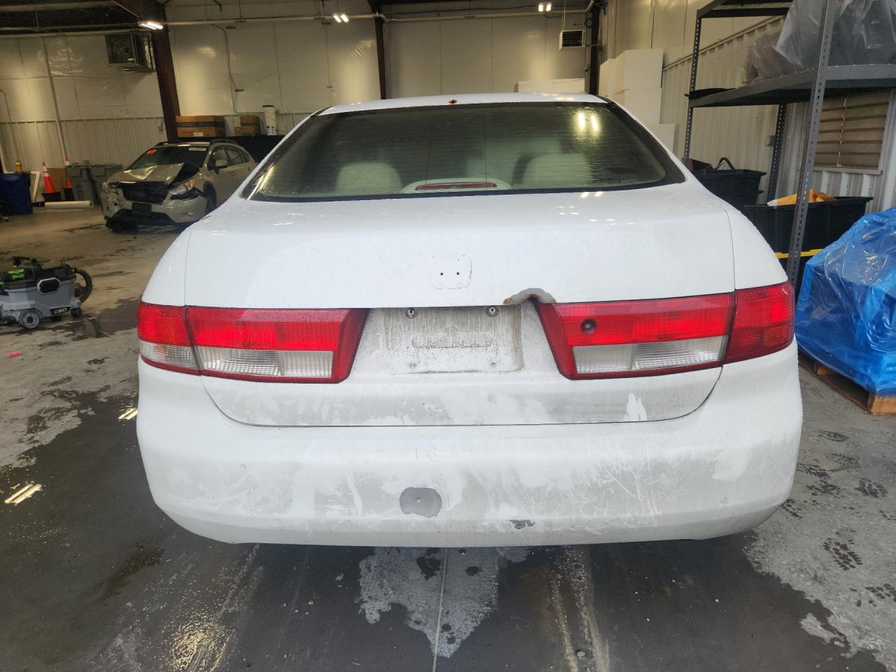 2005 Honda Accord Lx White vin: 1HGCM56465A013699
