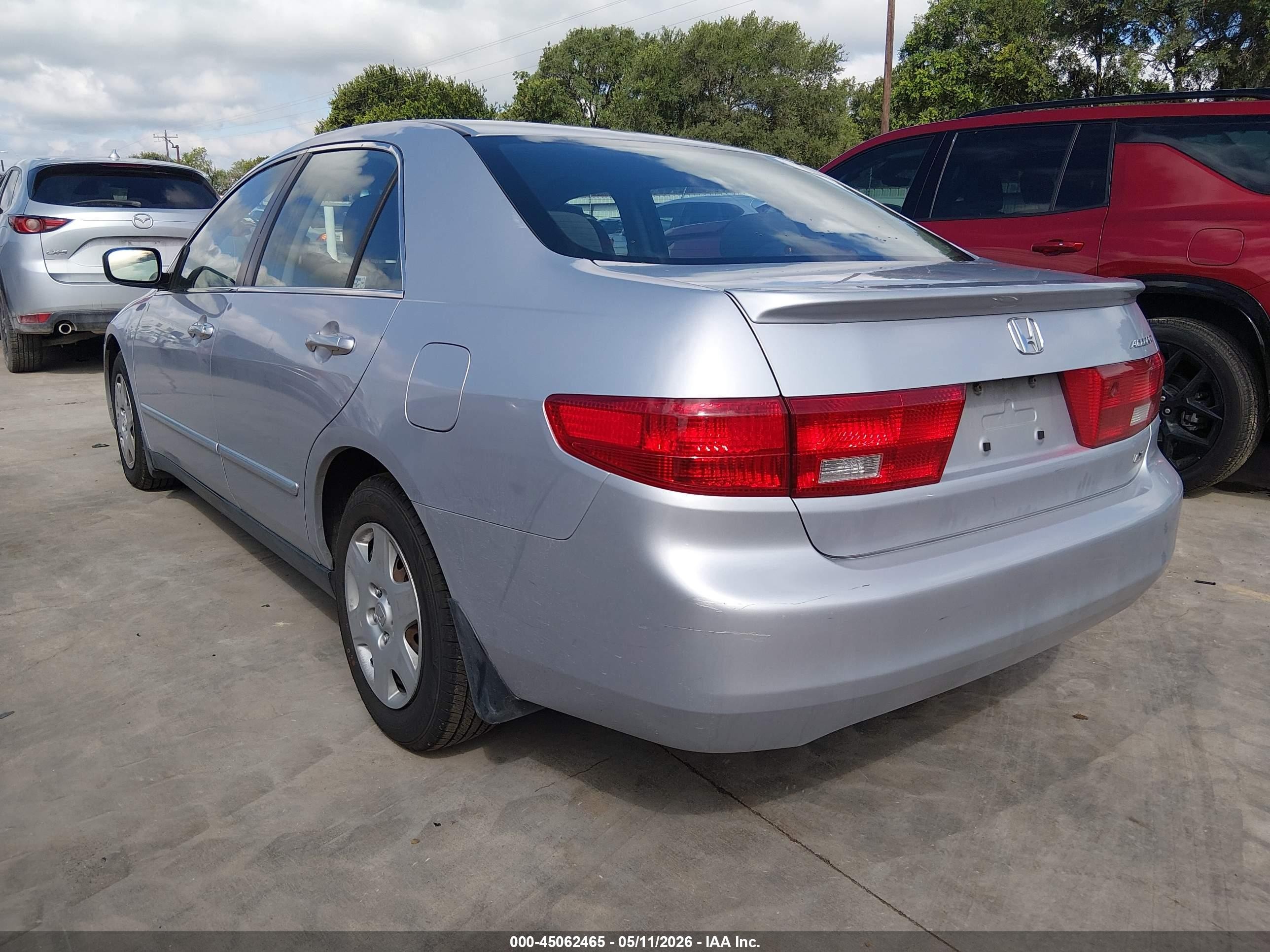 2005 Honda Accord 2.4 Lx Silver vin: 1HGCM56465A014657