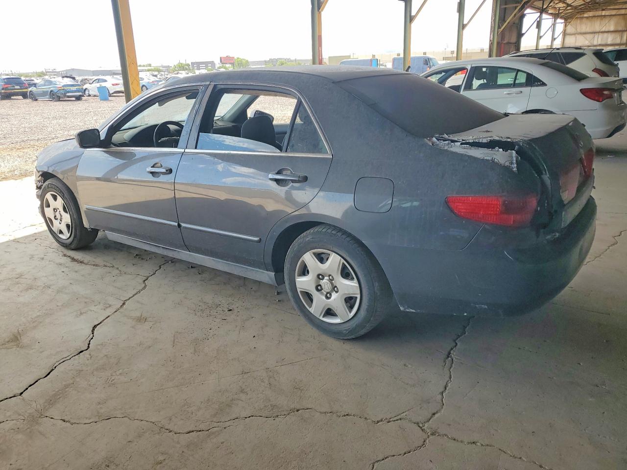 2005 Honda Accord Lx Gray vin: 1HGCM56465A046069