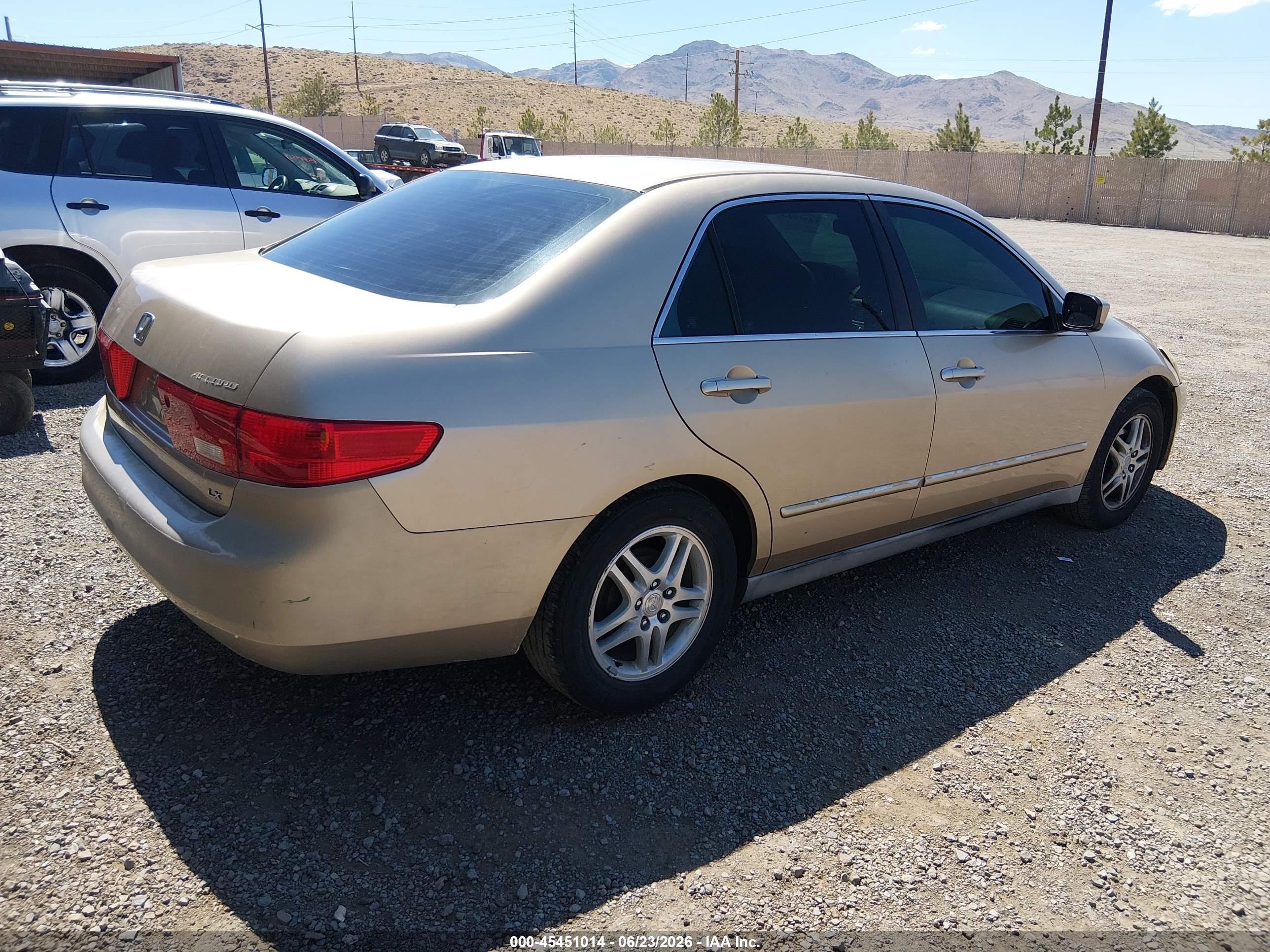 2005 Honda Accord 2.4 Lx Gold vin: 1HGCM56465A146351